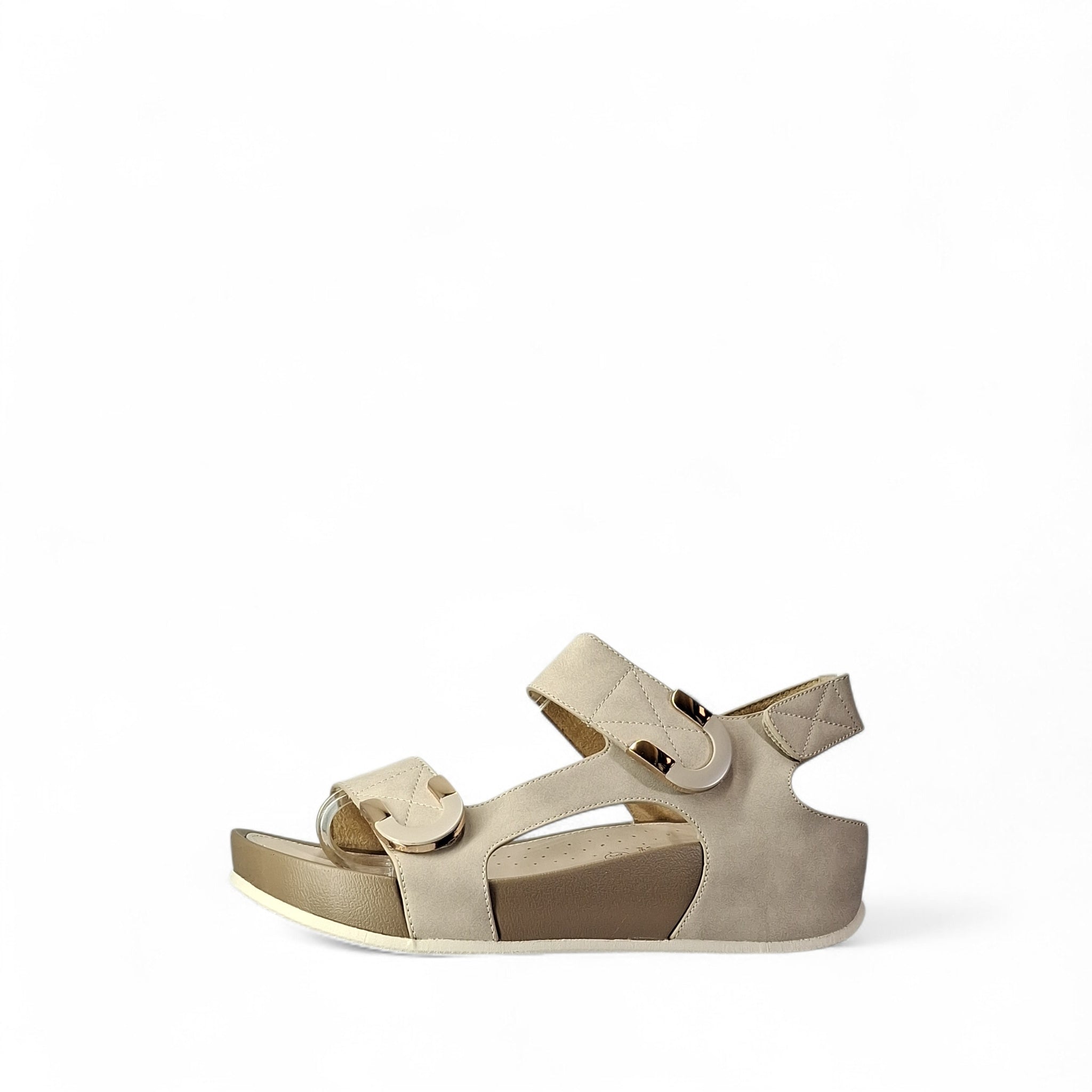 Grunland Dira Sandali con Zeppa da Donna – Beige - SA1996C9DIRA