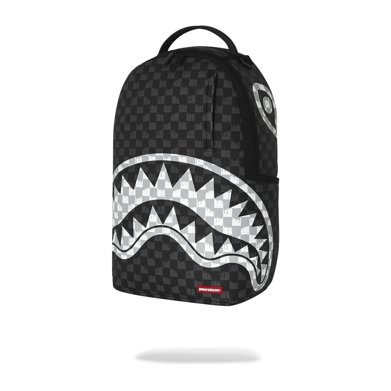 Sprayground Black and white drip check Zaini streetwear da Uomo – 910B8553NSZ