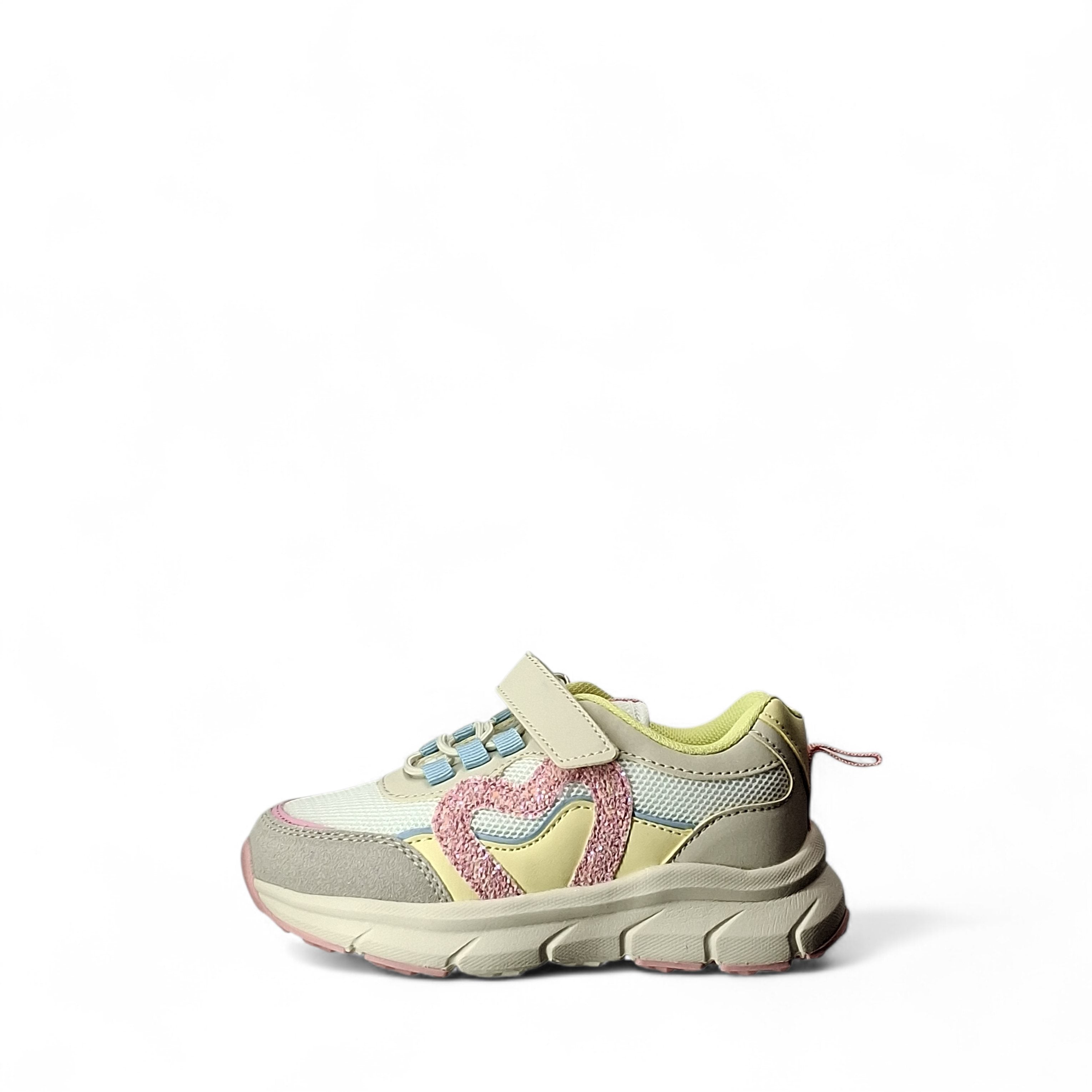 melania Sneakers Basse Maria da Bambina – Beige