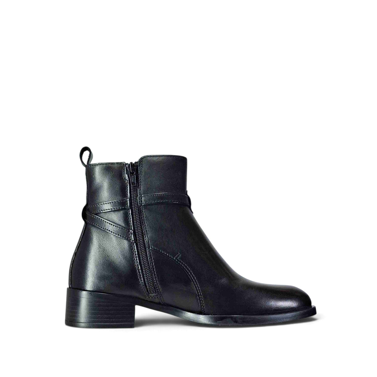Cinzia Soft Vitello Nero Stivaletti Senza Stringhe da Donna – IS275832 002