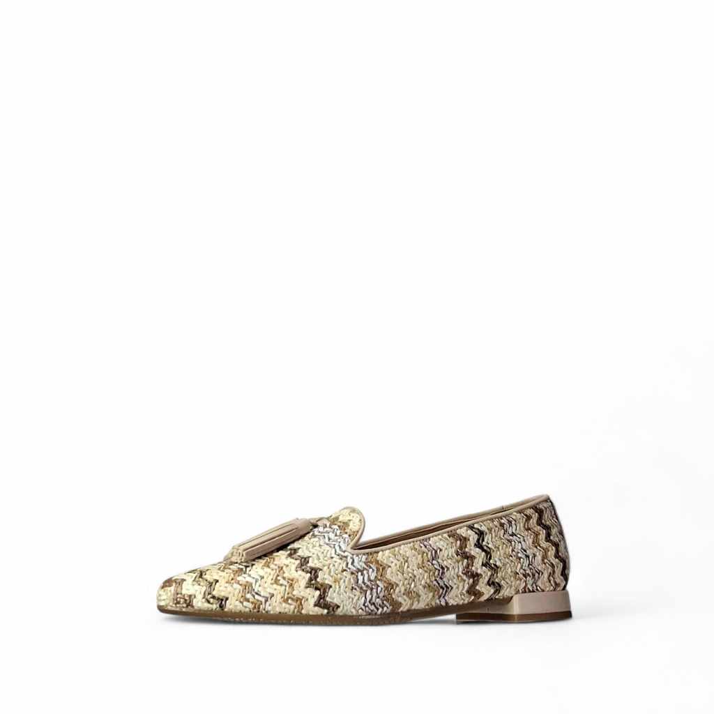 Kammi Roberta Mocassini da Donna – Multicolor - 4033Y004 JAM BEIGE