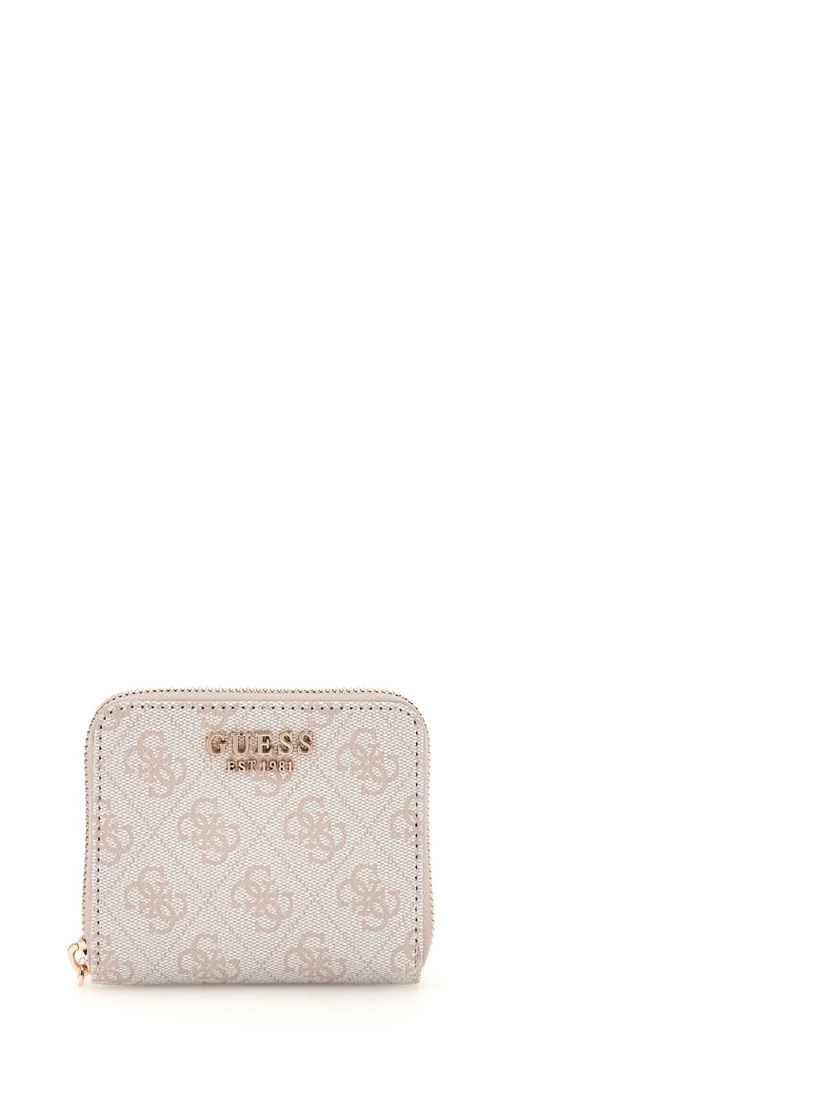 Guess Porta Carte Laurel Slg Small Zip da Donna – Multicolor