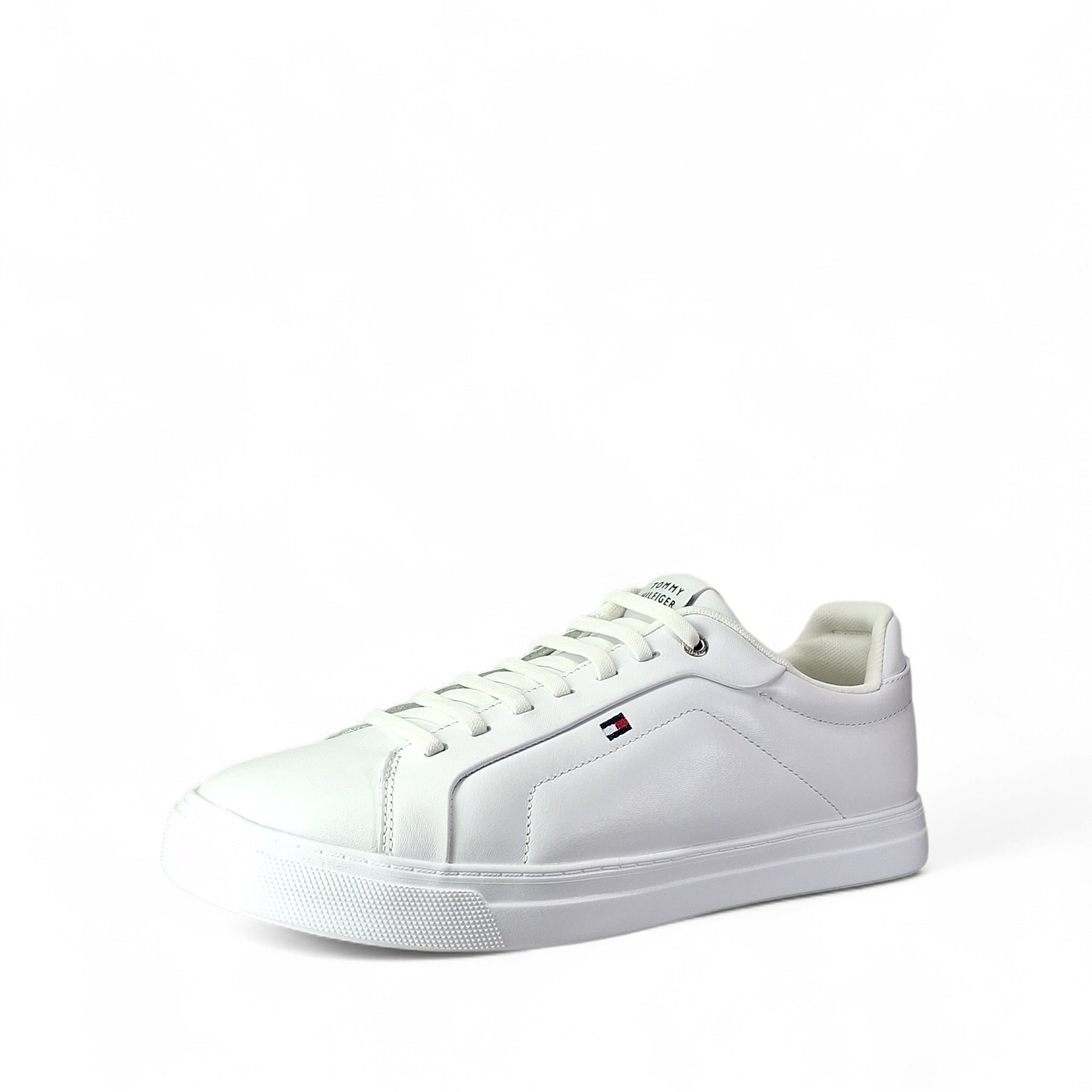 Tommy Hilfiger Icon Court Light Ess Sneakers Basse da Uomo – Bianco - FM0FM05678YBS