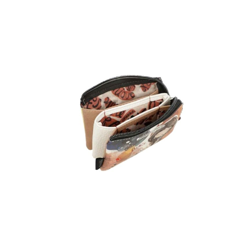 Anekke Porta Carte Monedero da Donna – Multicolor