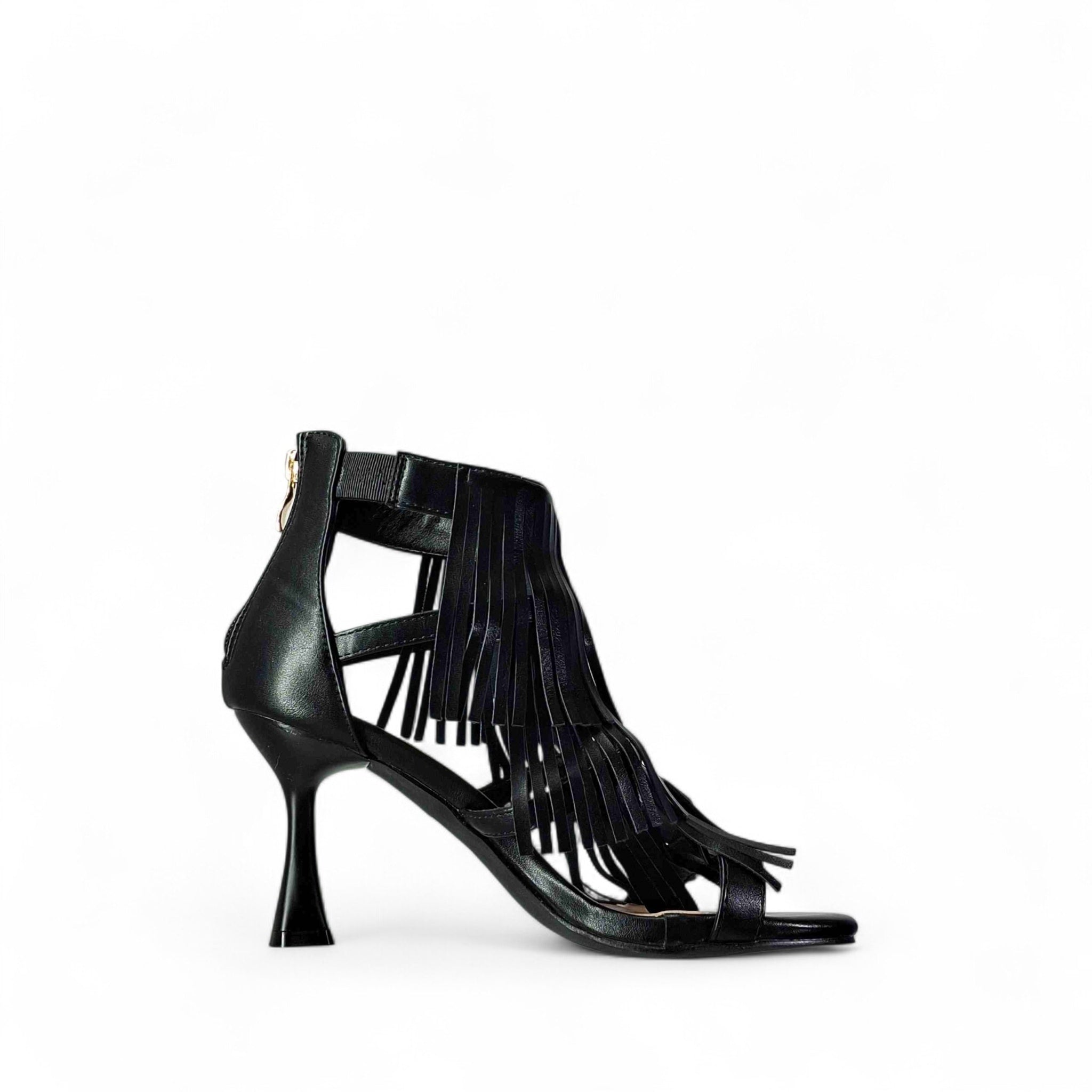 Kammi Kanie Sandali con Tacco da Donna – Nero - 2592+1