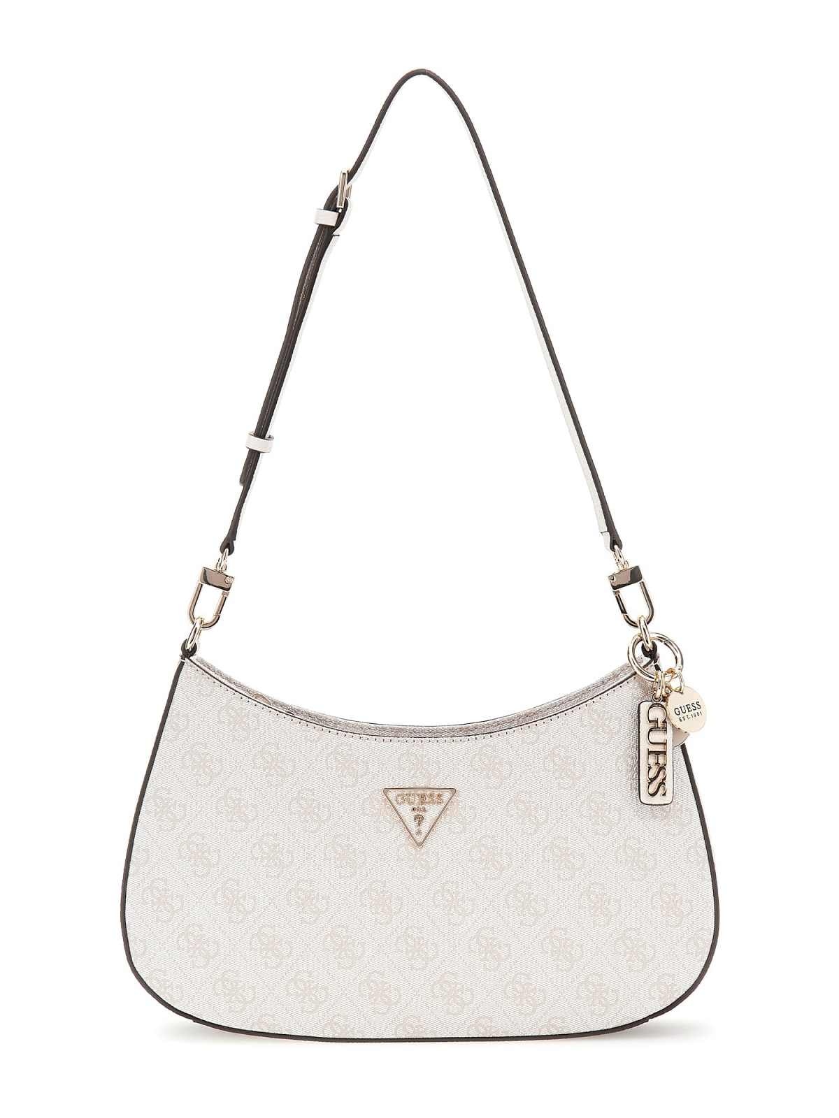 Guess Shopping Strutturate Noelle Top Zip Shoulder Bag da Donna – Multicolor