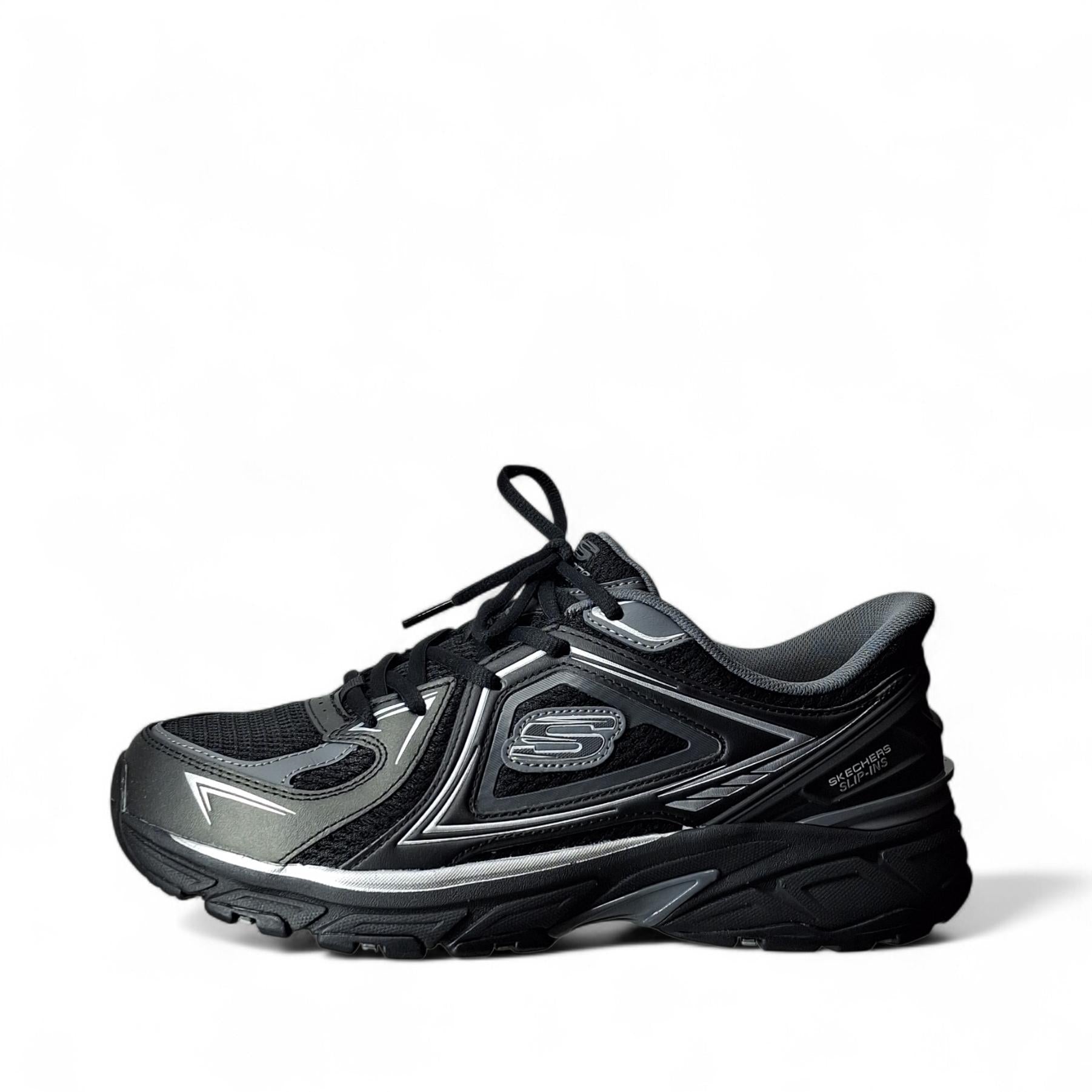 Skechers Stamina Sport Sportive Casual Non Stringate da Uomo – 233156 BKSL