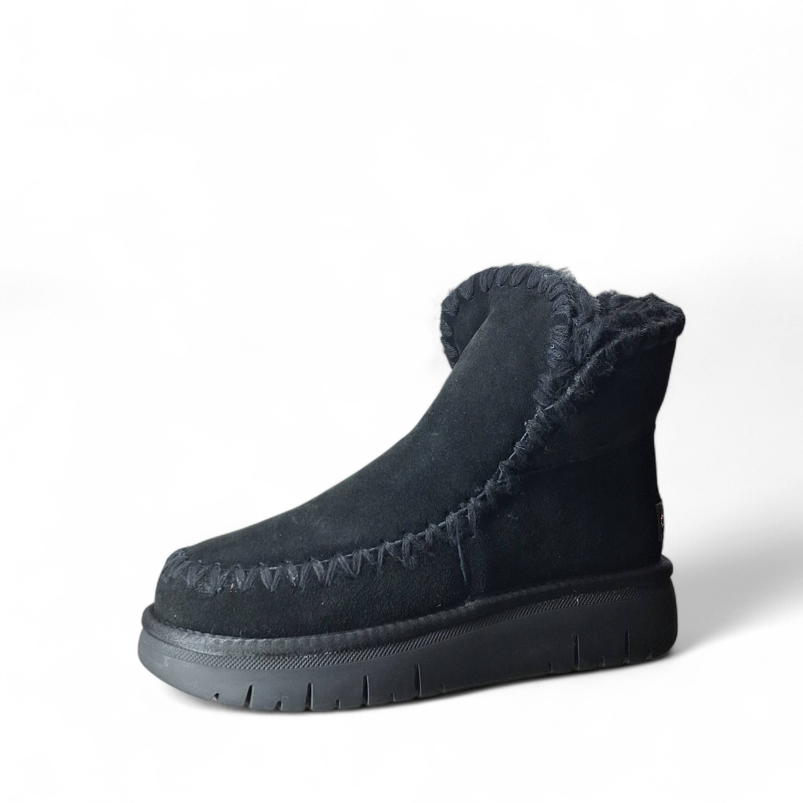 Grunland Stivaletti con Pelo Po da Donna – Nero