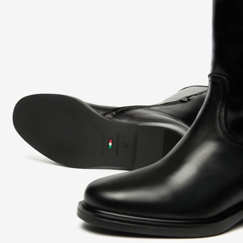 Nero Giardini Stivali senza Tacco da Donna – Nero