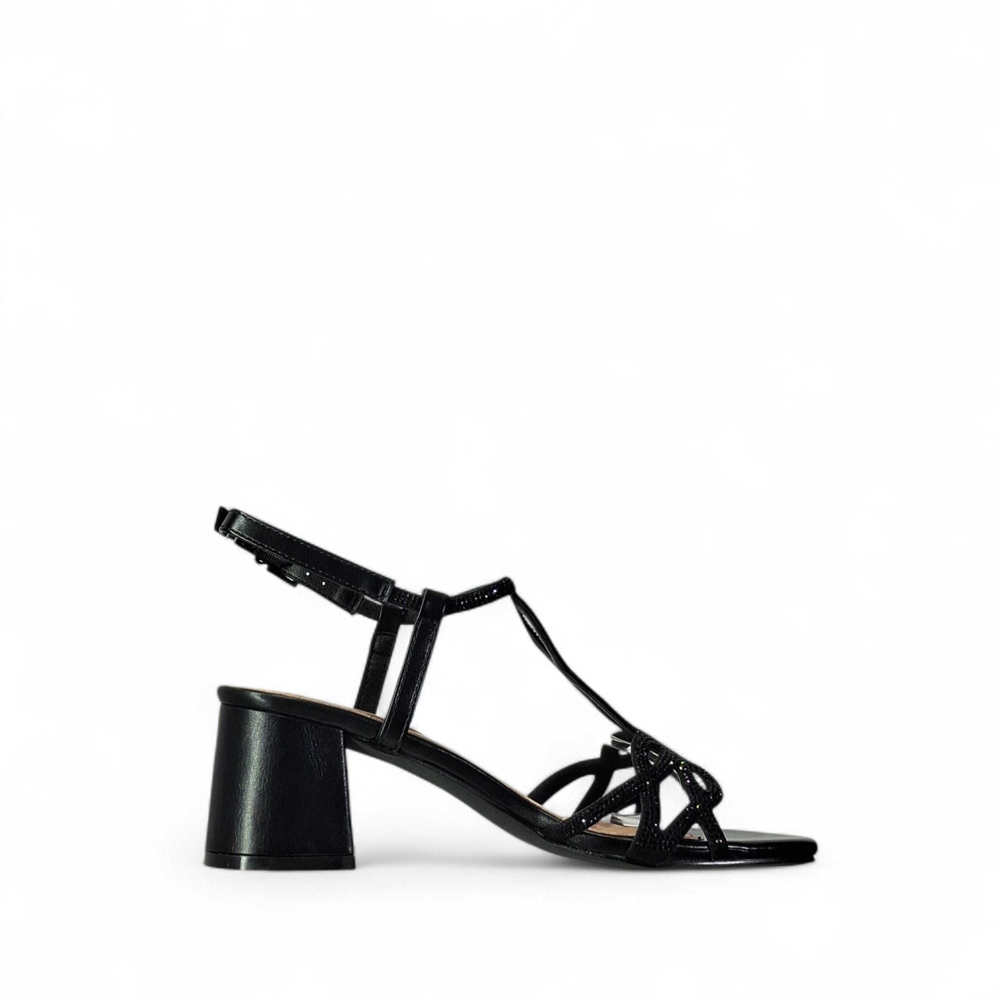 Kammi Sandali con Tacco da Donna – Multicolor - 2524 NERO