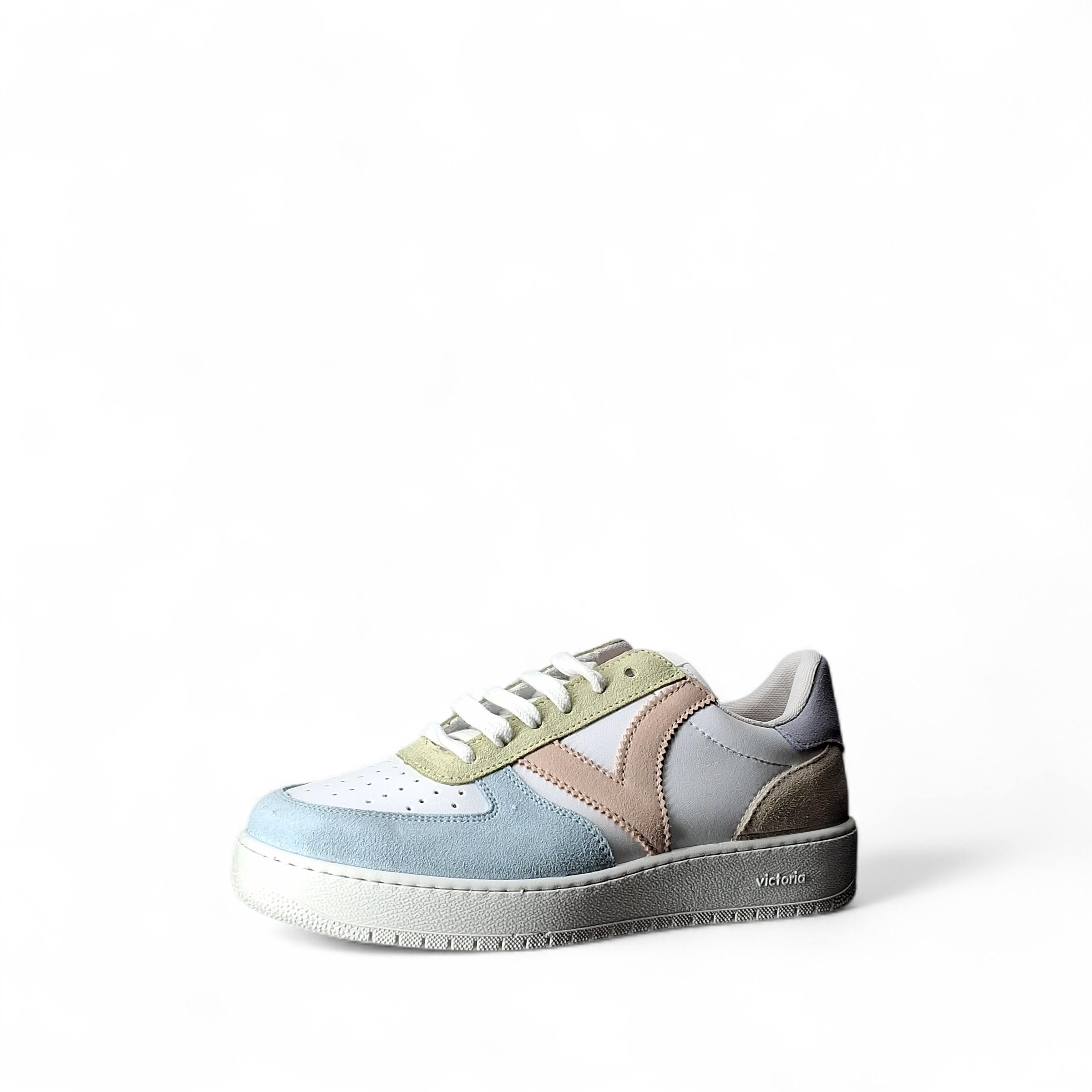 Victoria Sneakers Basse da Donna – Celeste - 258214