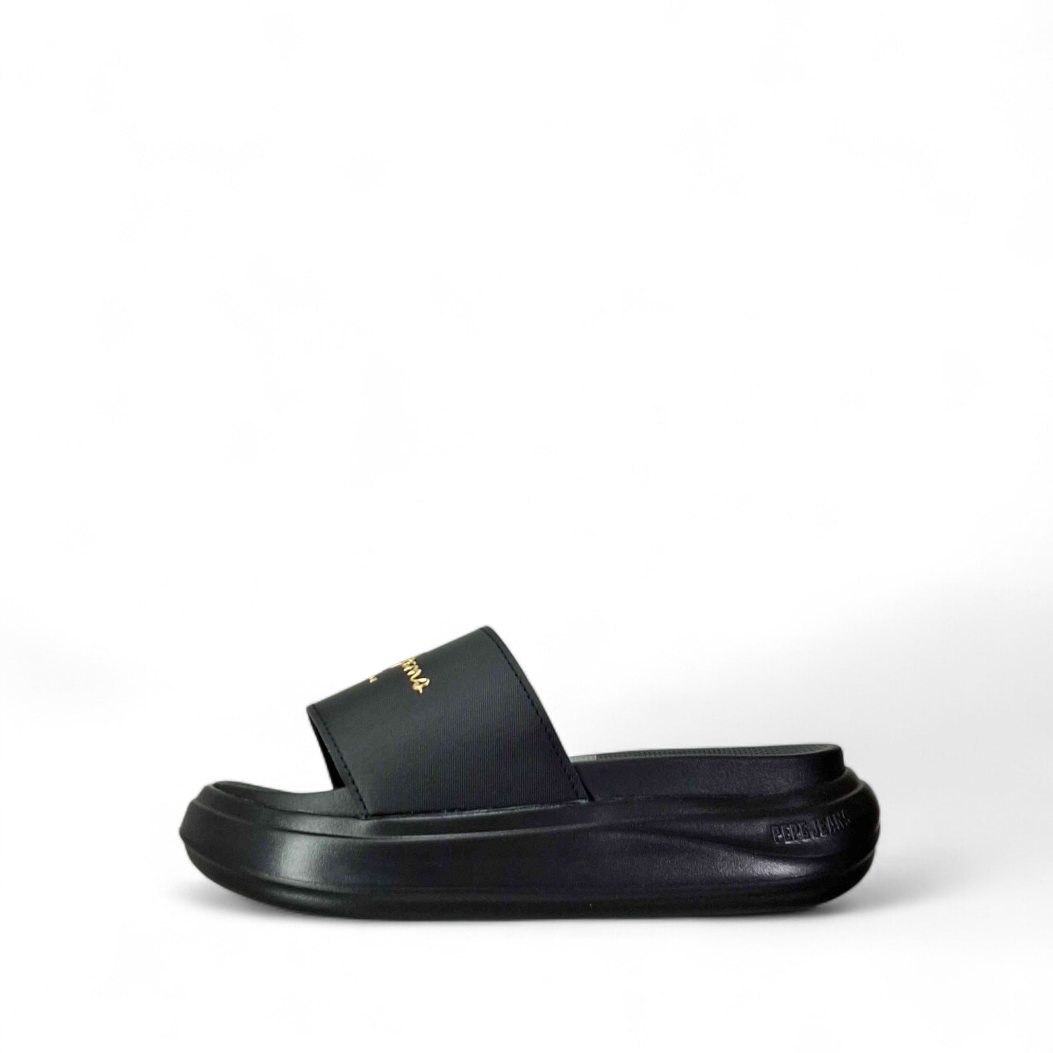 Pepe Jeans Bella Log W Ciabatte in Gomma da Donna – Nero - PLS700001 999