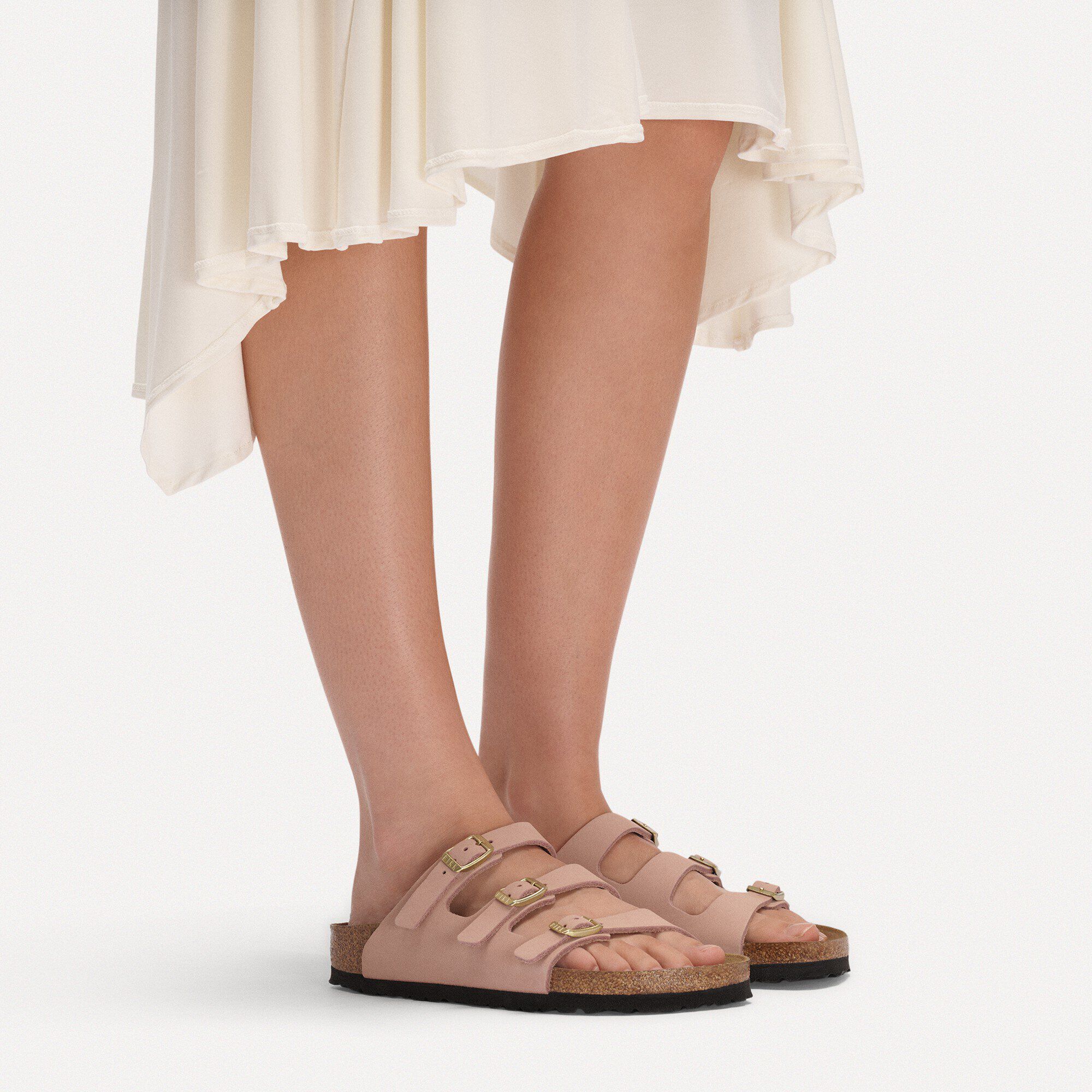 Birkenstock Florida Calz S Ciabatte Basse Unisex – Rosa - FLORIDA1031813
