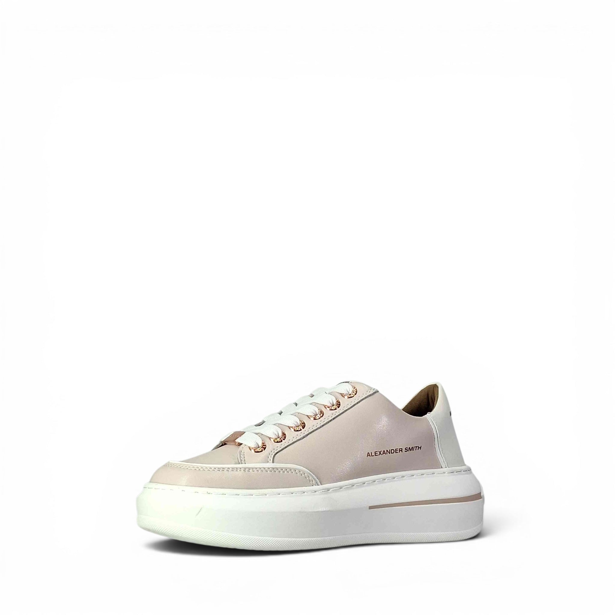 Alexander Smith Lancaster W Light Rose White Sneakers Basse da Donna – ASBBLSW 1808 LZW