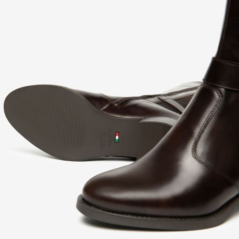 Nero Giardini Stivali senza Tacco da Donna – Marrone