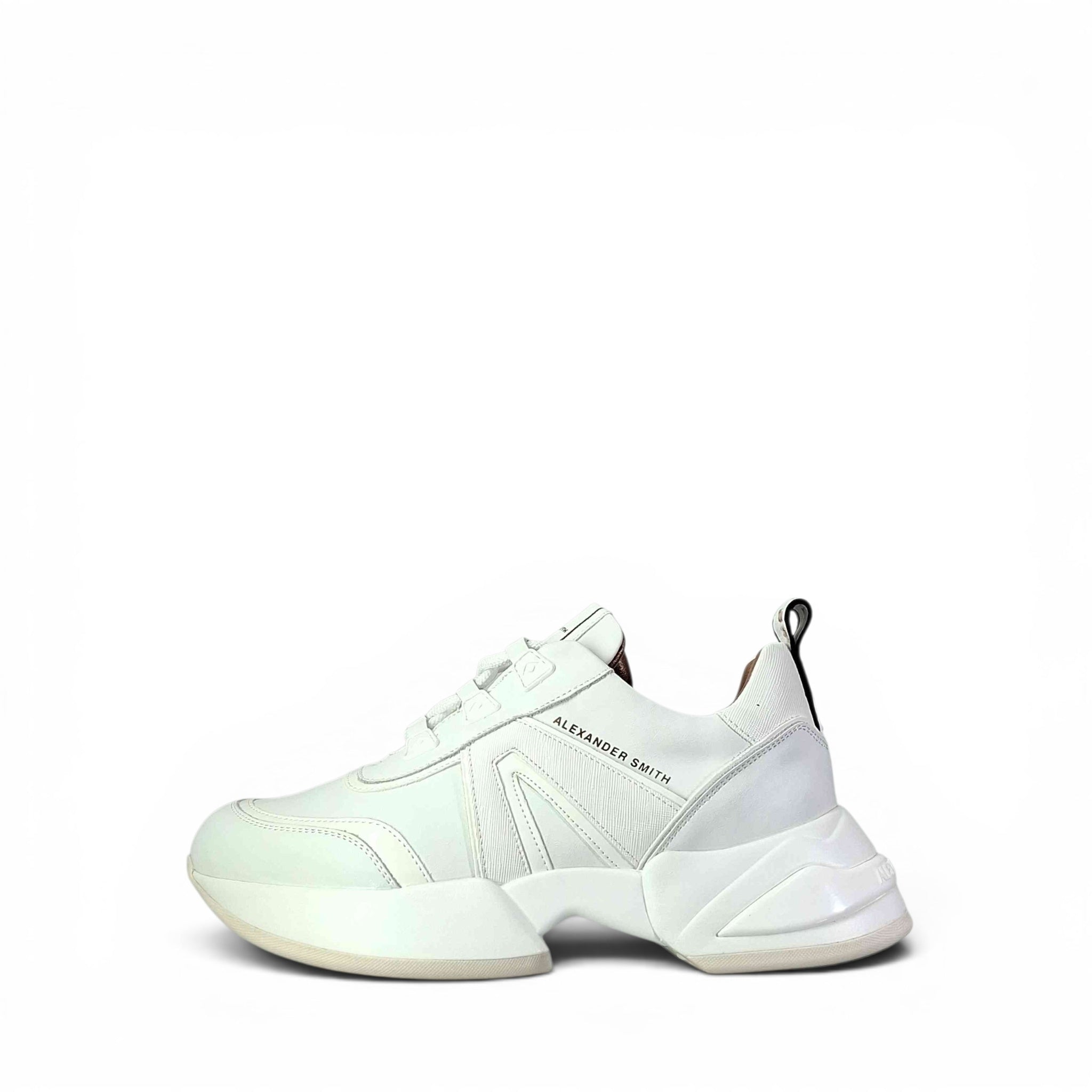 Alexander Smith Marble Woman Total White Sneakers Basse da Donna – ASBBMBW 1008 TWT