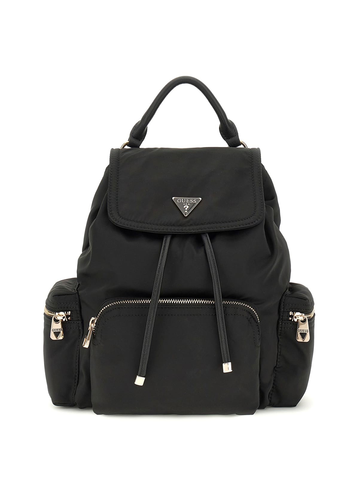 Guess Shopping Strutturate Eco Gemma Backpack da Donna – Nero
