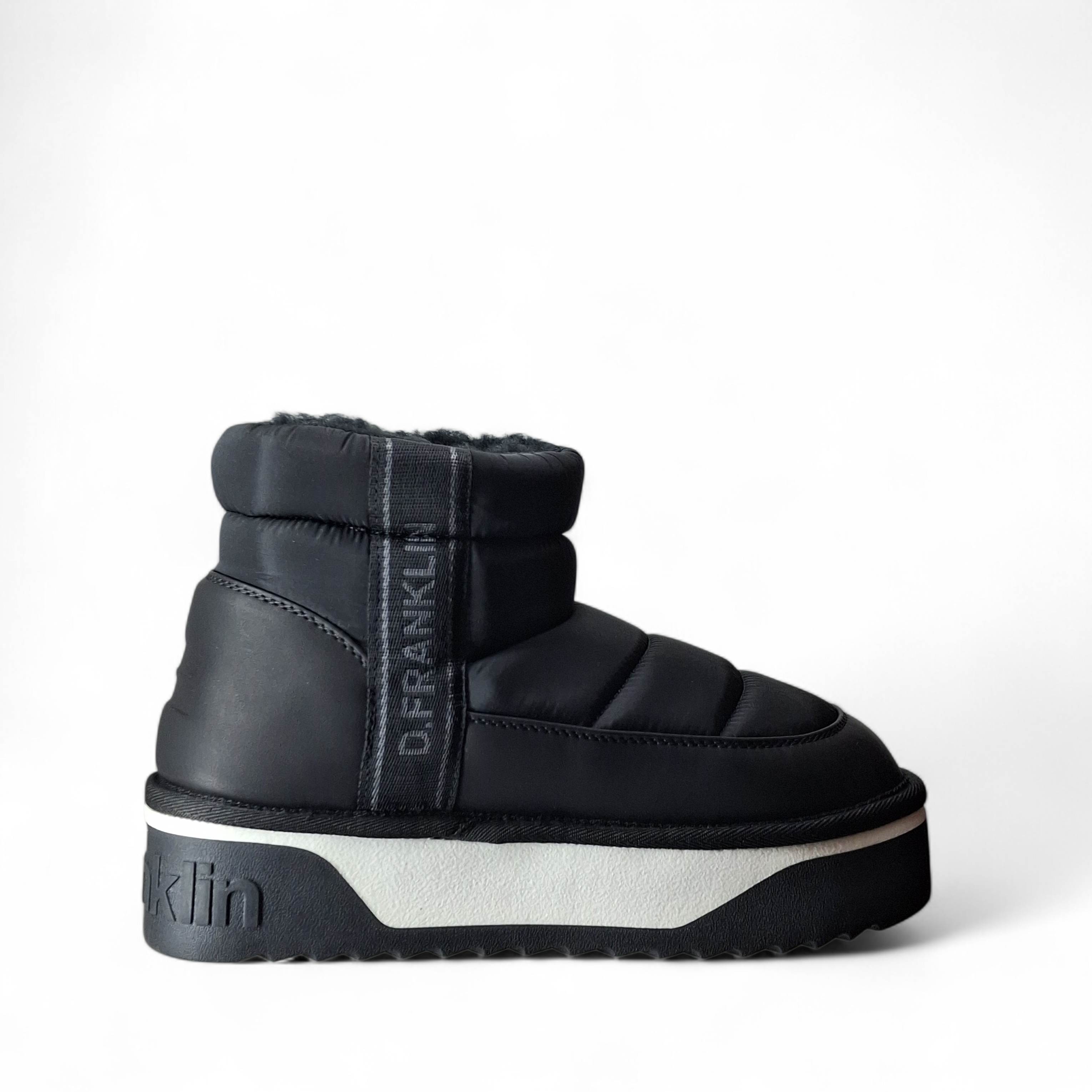 D.Franklin Stivaletti con Pelo da Donna – Nero