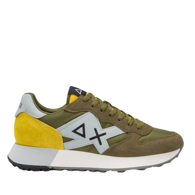 Sun68 Sneakers Basse Jaki da Uomo – Verde