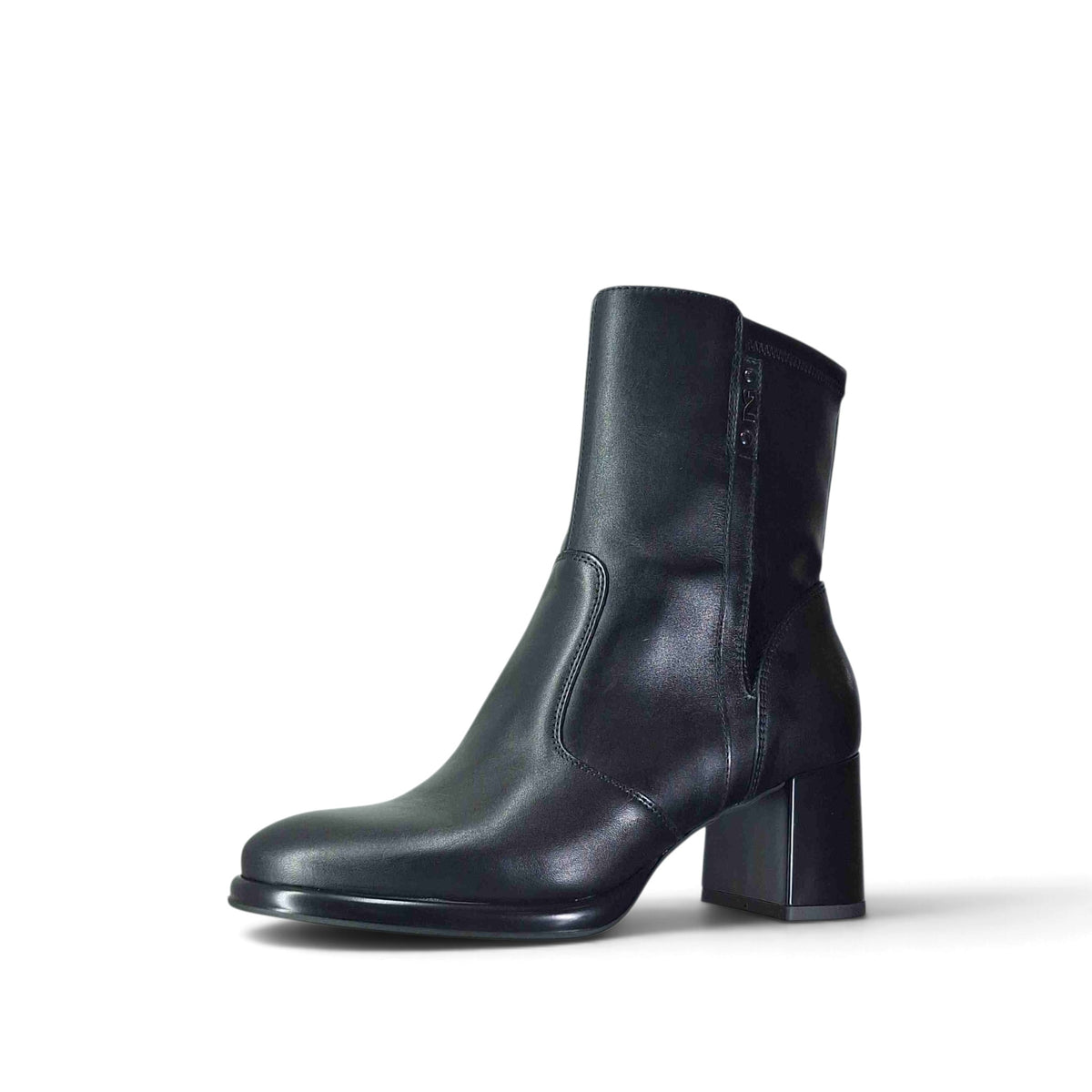Nero Giardini Made In Italy Stivaletti Tondi Con Tacco da Donna – I617692D 100