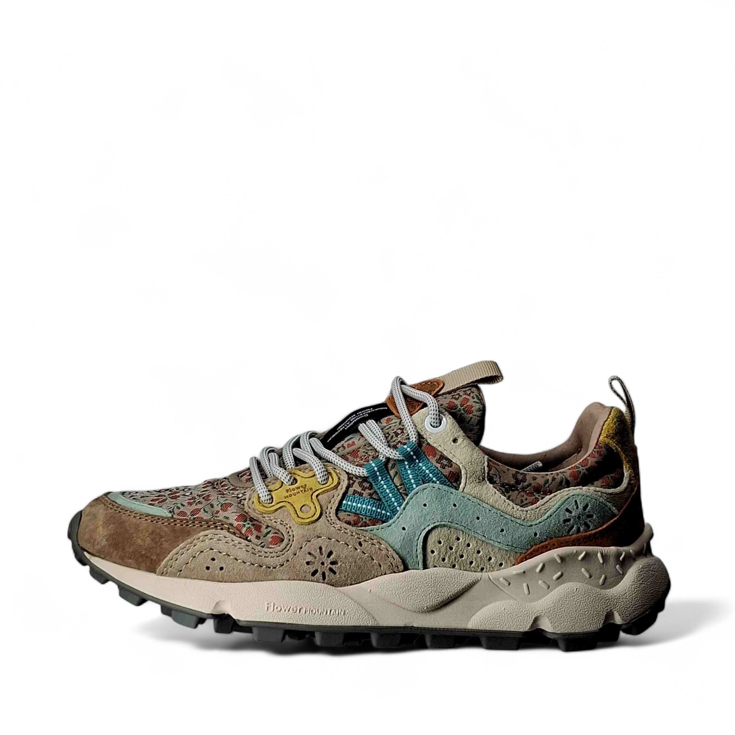 Flower Mountain Sneakers Basse Yamano da Donna – Blu