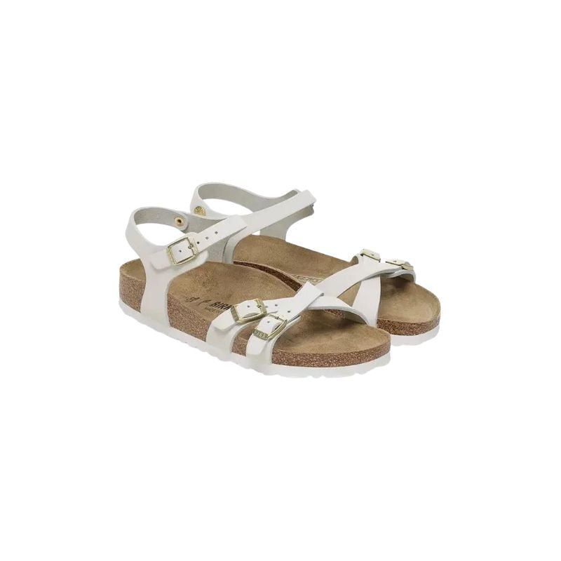 Birkenstock Ciabatte Basse Kumba da Donna – Bianco