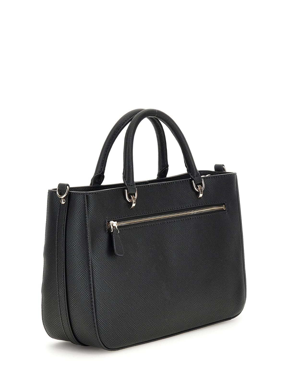 Guess Shopping Strutturate Bramina Girlfriend Satchel da Donna – Nero