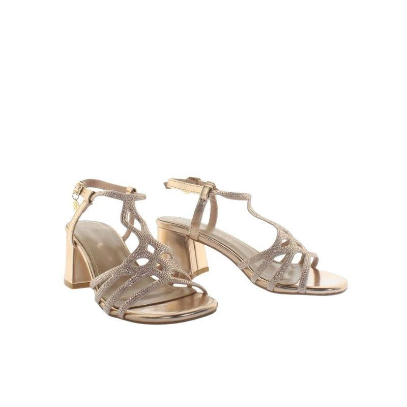 Kammi Sandali con Tacco da Donna – Oro