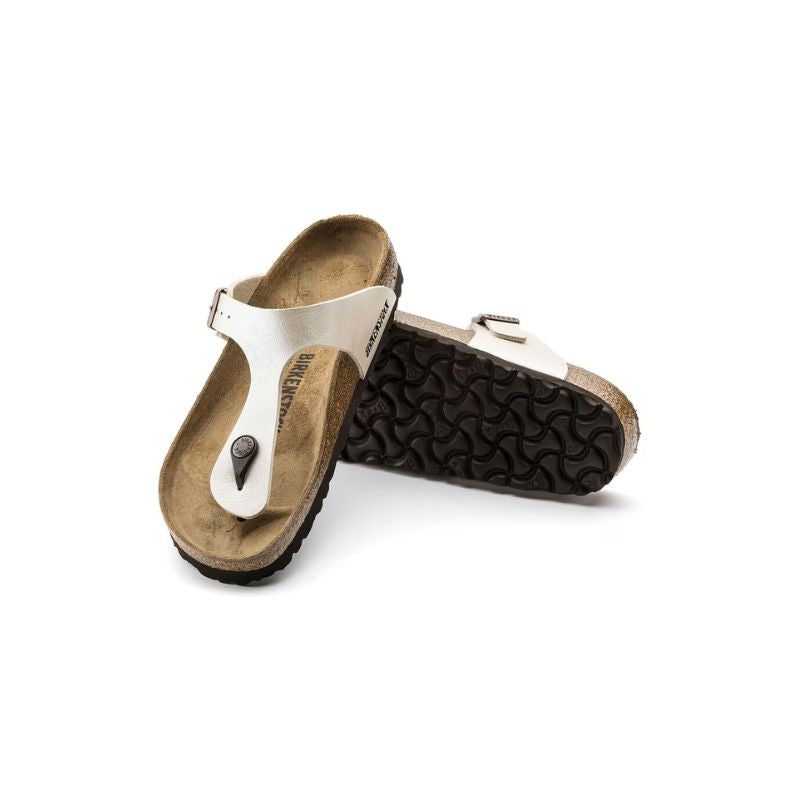 Birkenstock Infradito in Pelle Gizeh da Donna – Bianco