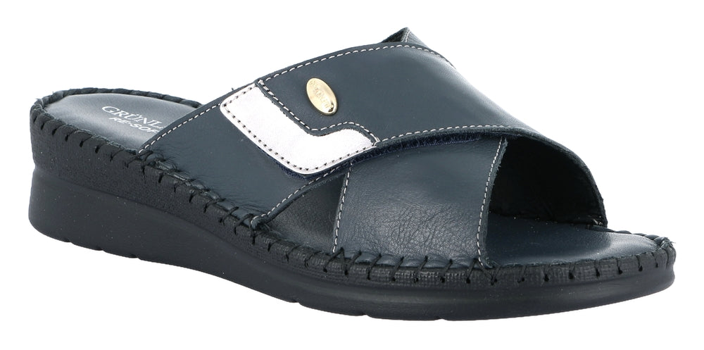 Grunland Ciabatte con Zeppa Ci da Donna – Blu