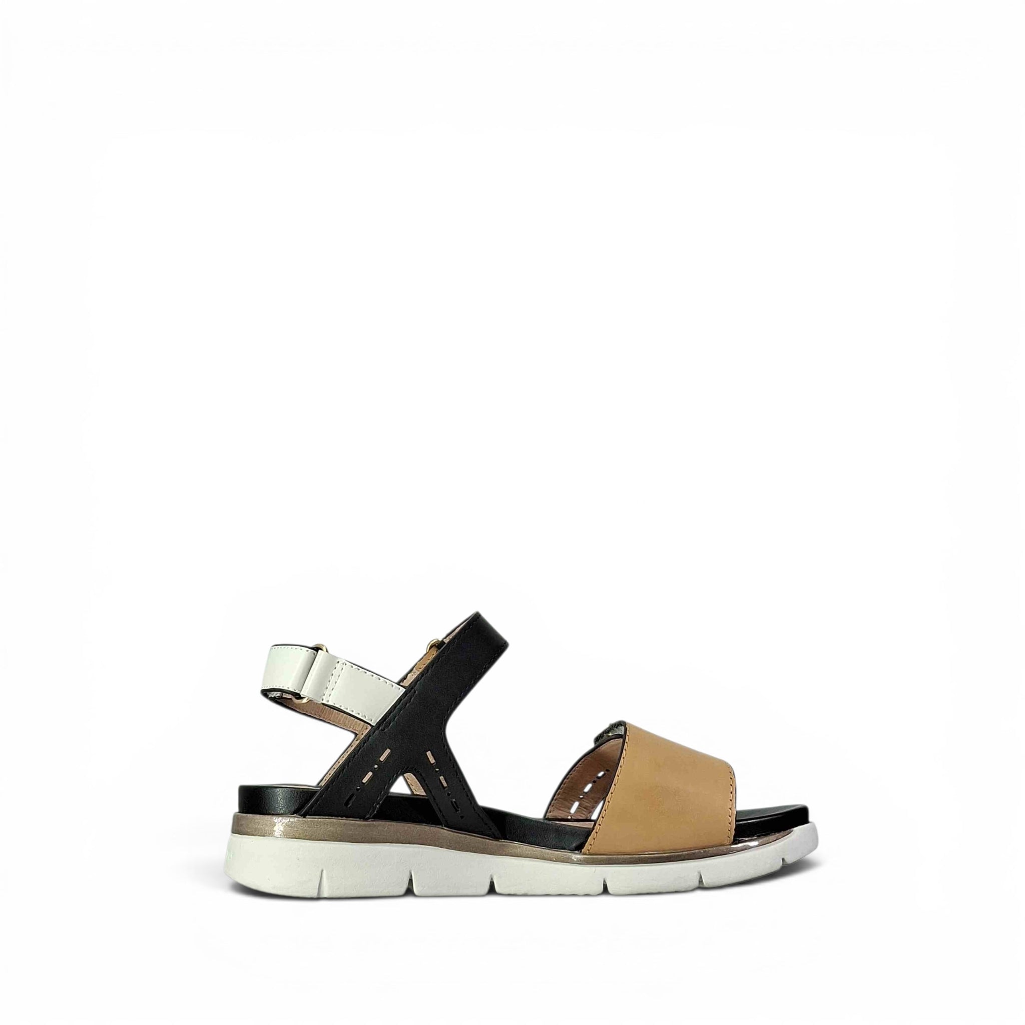 Stonefly Elody 24 calf Sandali con zeppa da Donna – 220834 WHITE