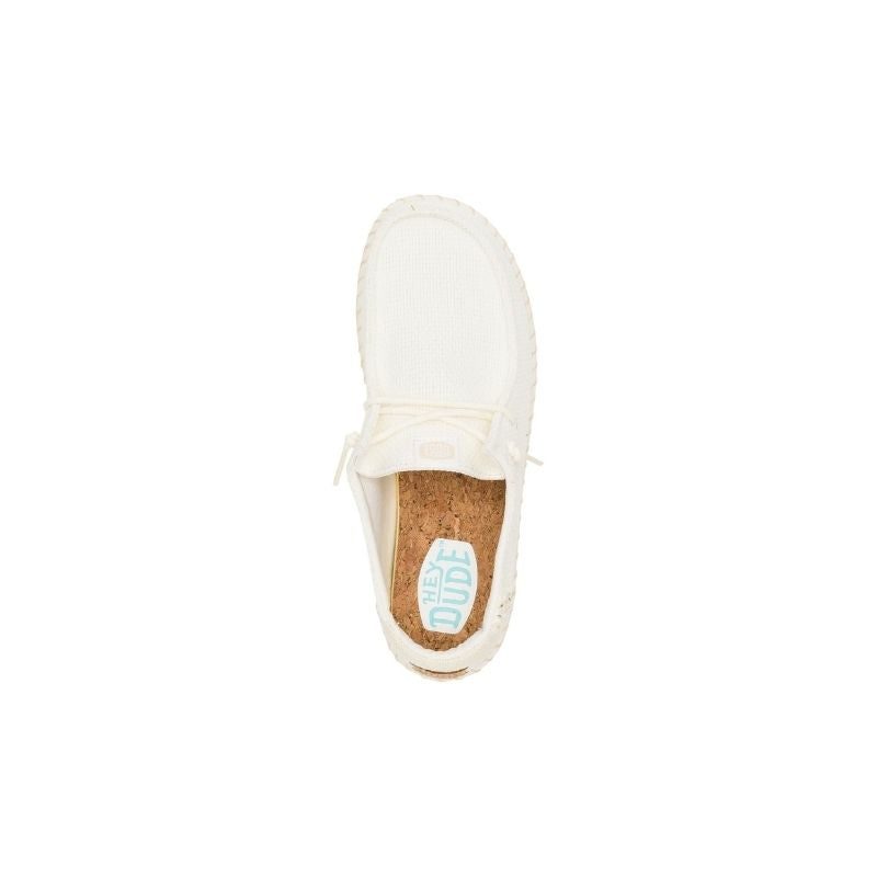 Dude Sneakers Basse Wendy Espadrille Woven da Donna – Bianco