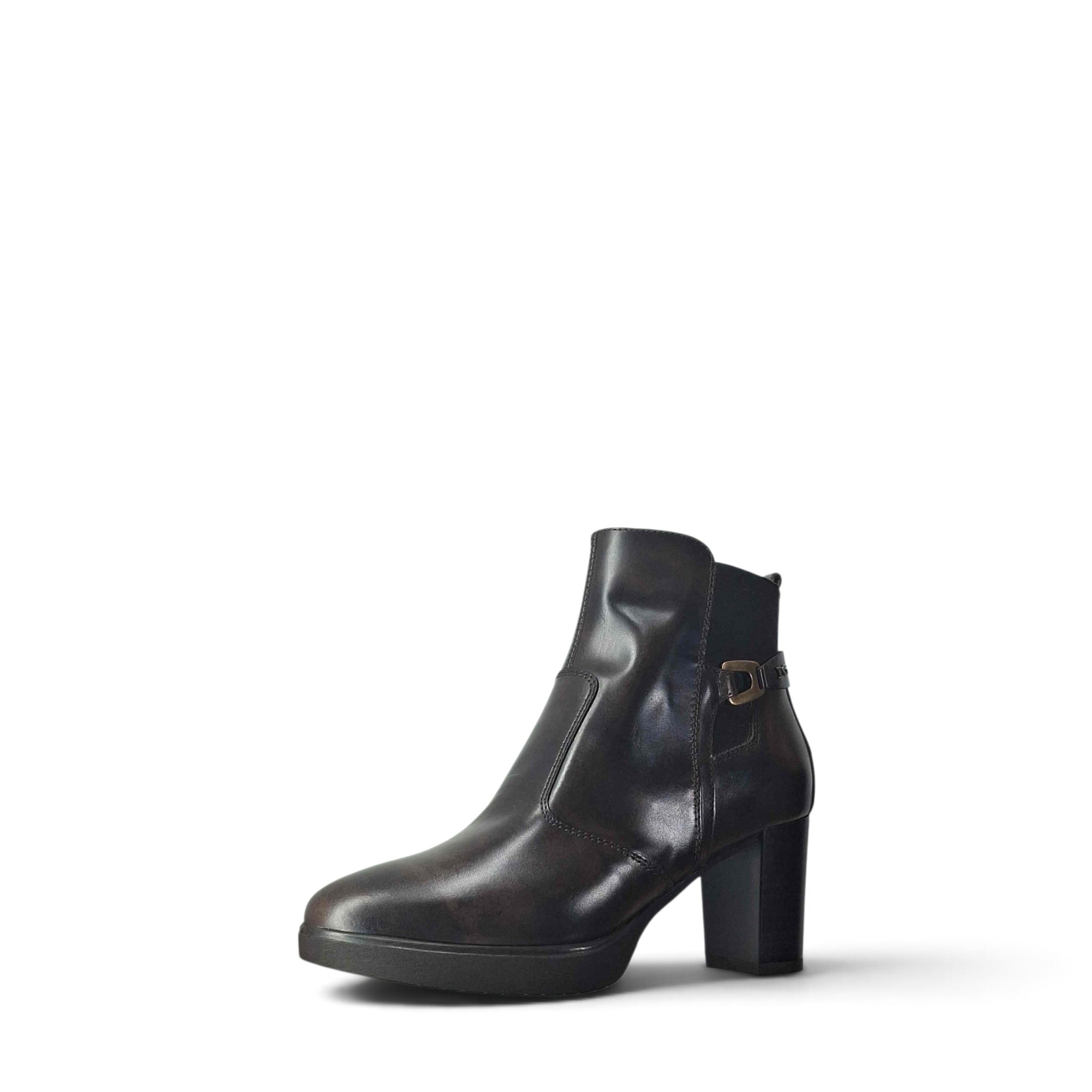 Nero Giardini Made In Italy Stivaletti Tondi Con Tacco da Donna – I617261D 301