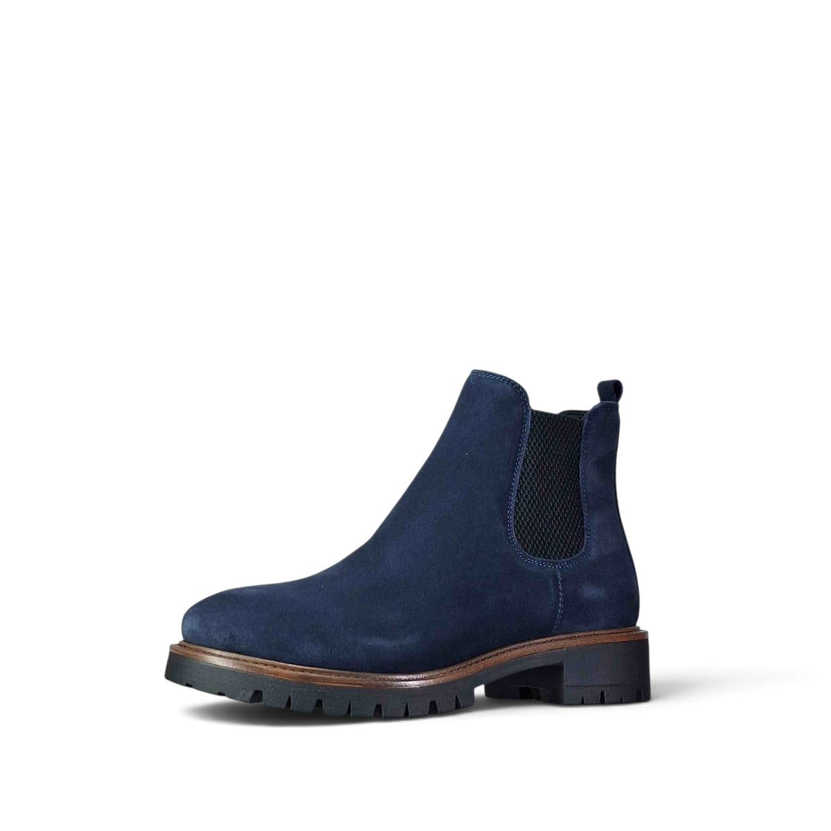 Cinzia Soft Camoscio 382 Blu Stivaletti Senza Stringhe da Donna – IS232106M 002