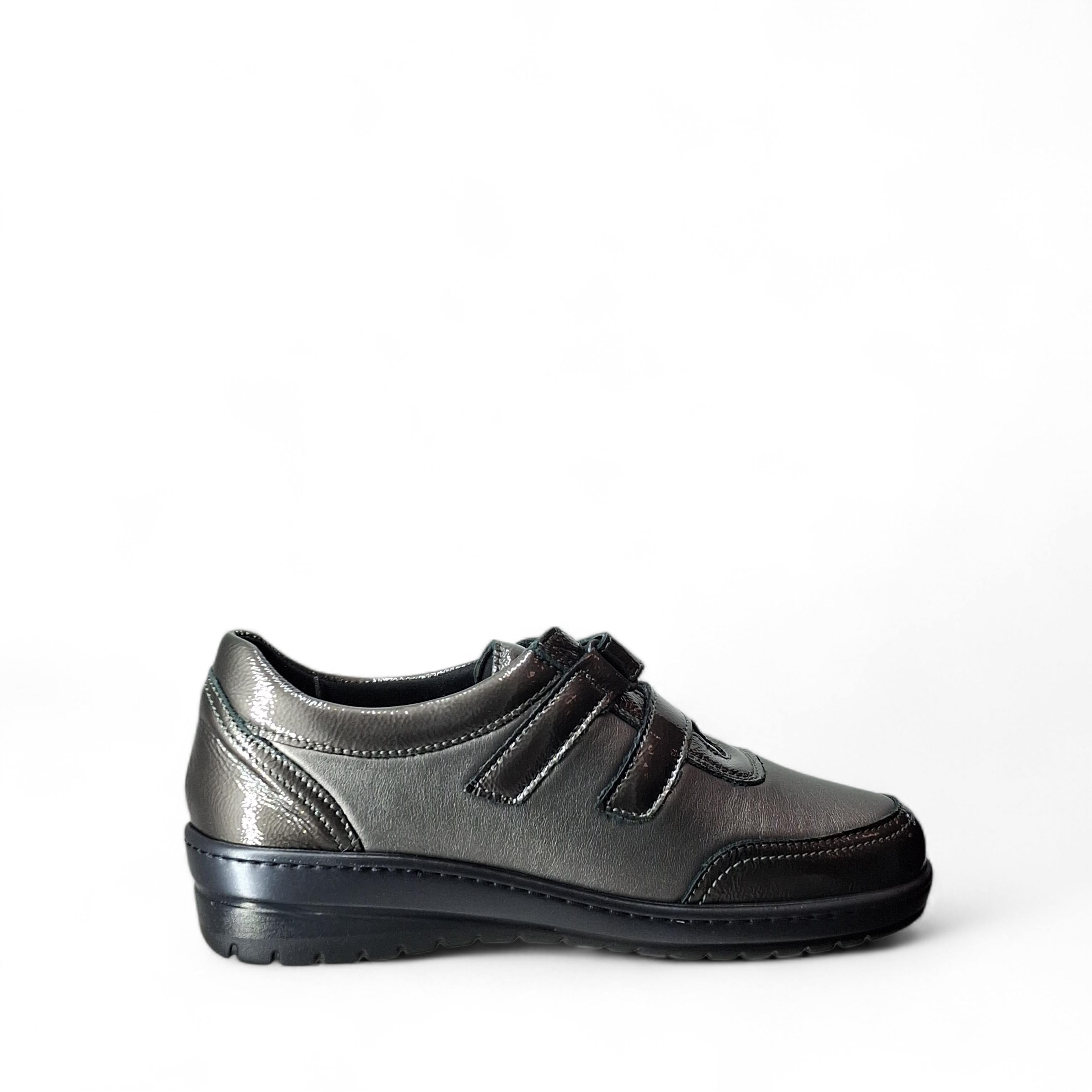 Grunland Scarpe Basse Senza Stringhe Sc da Donna – Antracite