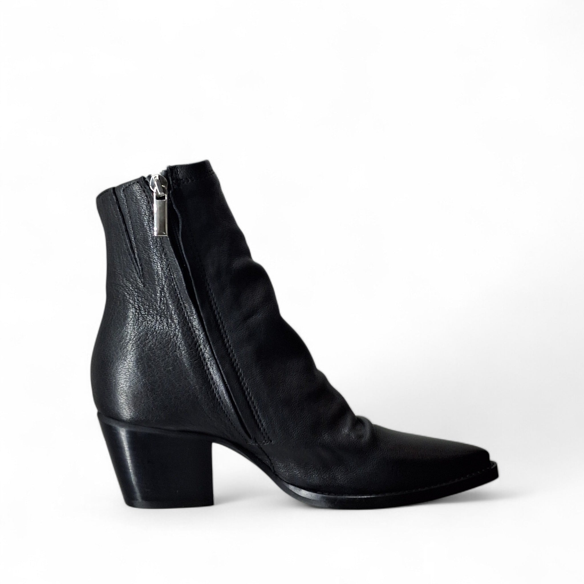 Kammi Livia Stivaletti Texani da Donna – Nero - LIVIA-01