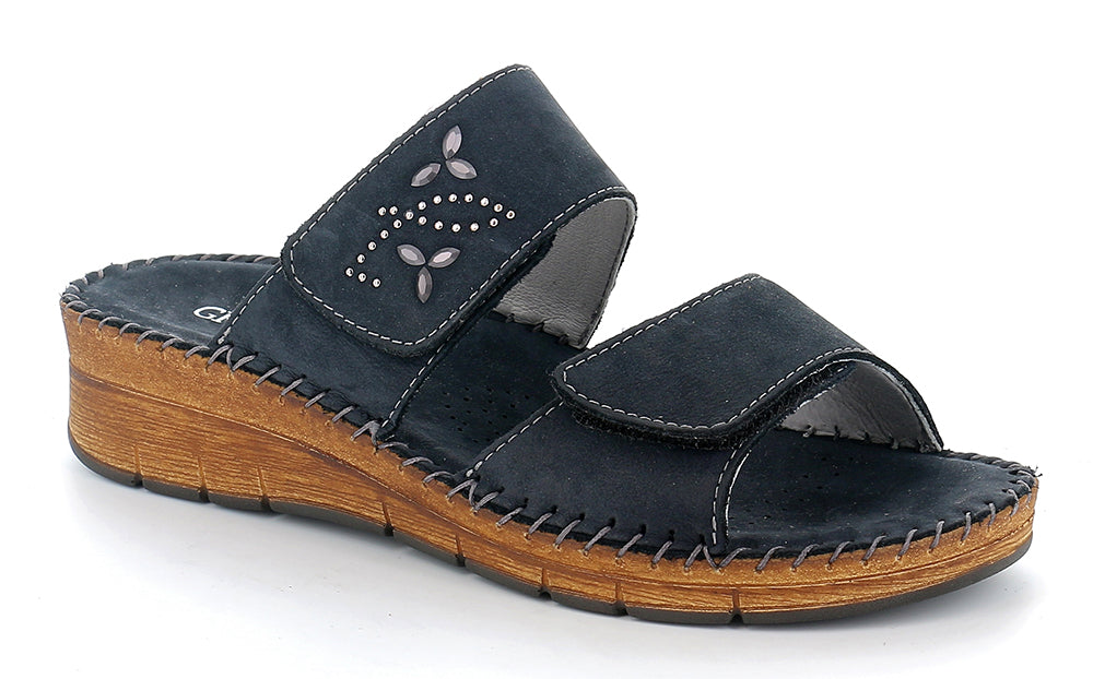 Grunland Ciabatte con Zeppa Ci da Donna – Blu