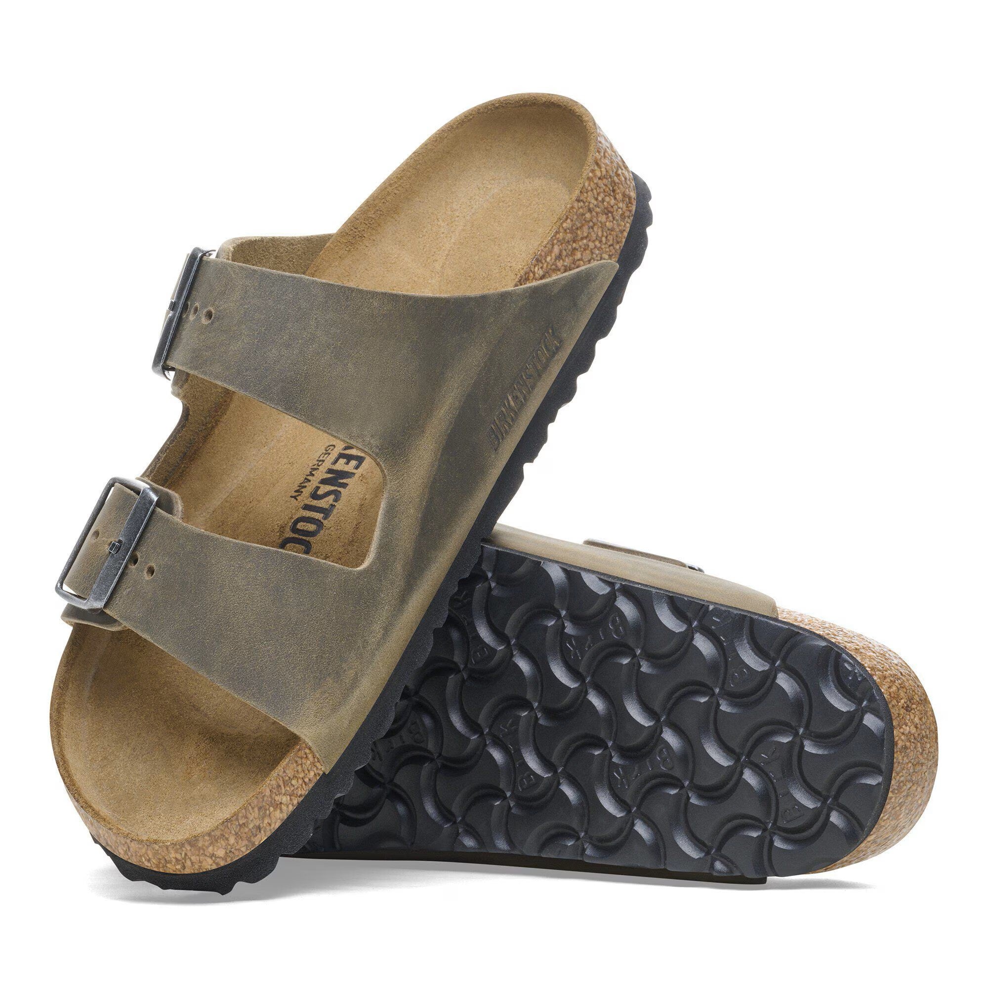 Birkenstock Arizona Calz S Ciabatte Basse Unisex – Khaki - ARIZONA1027039