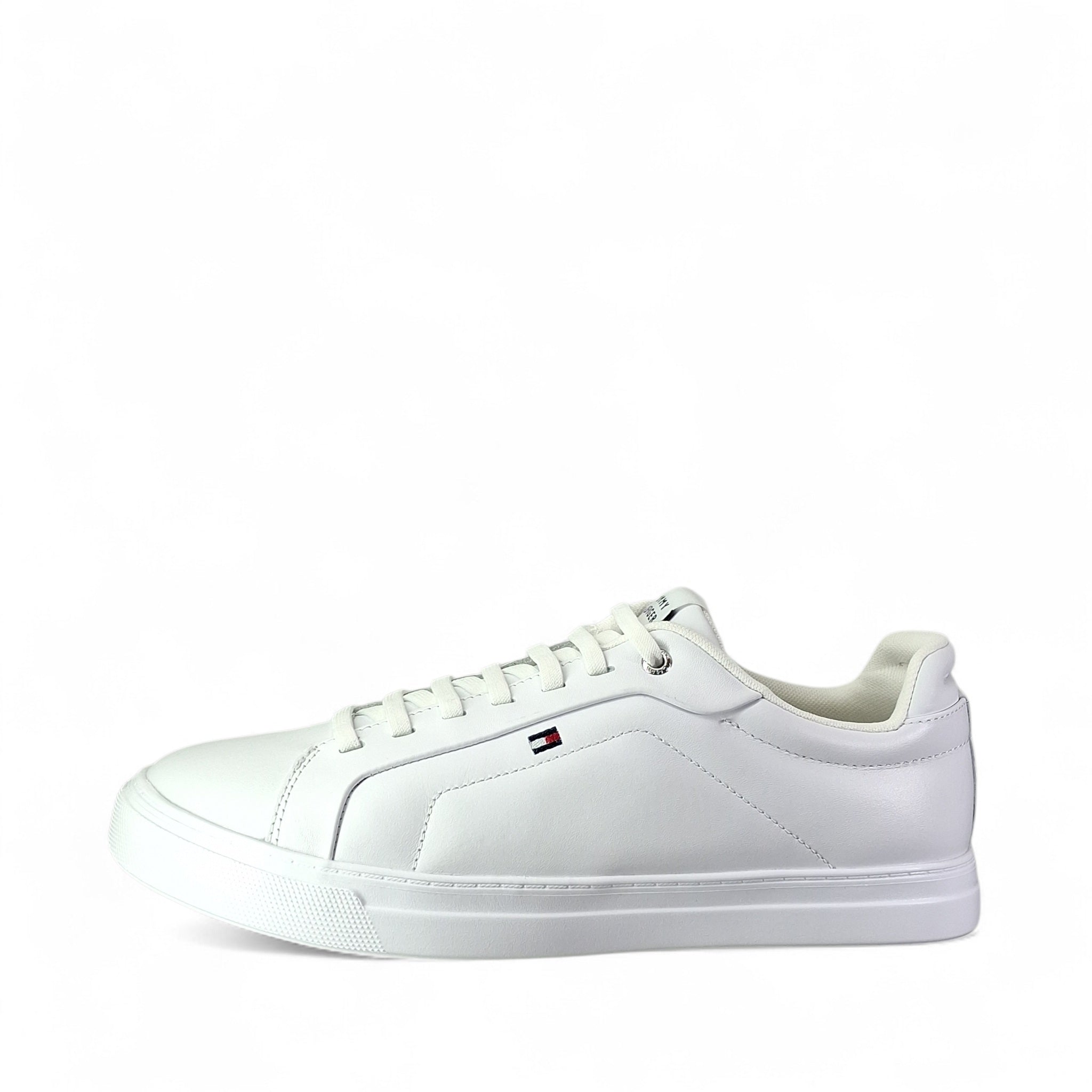 Tommy Hilfiger Icon Court Light Ess Sneakers Basse da Uomo – Bianco - FM0FM05678YBS