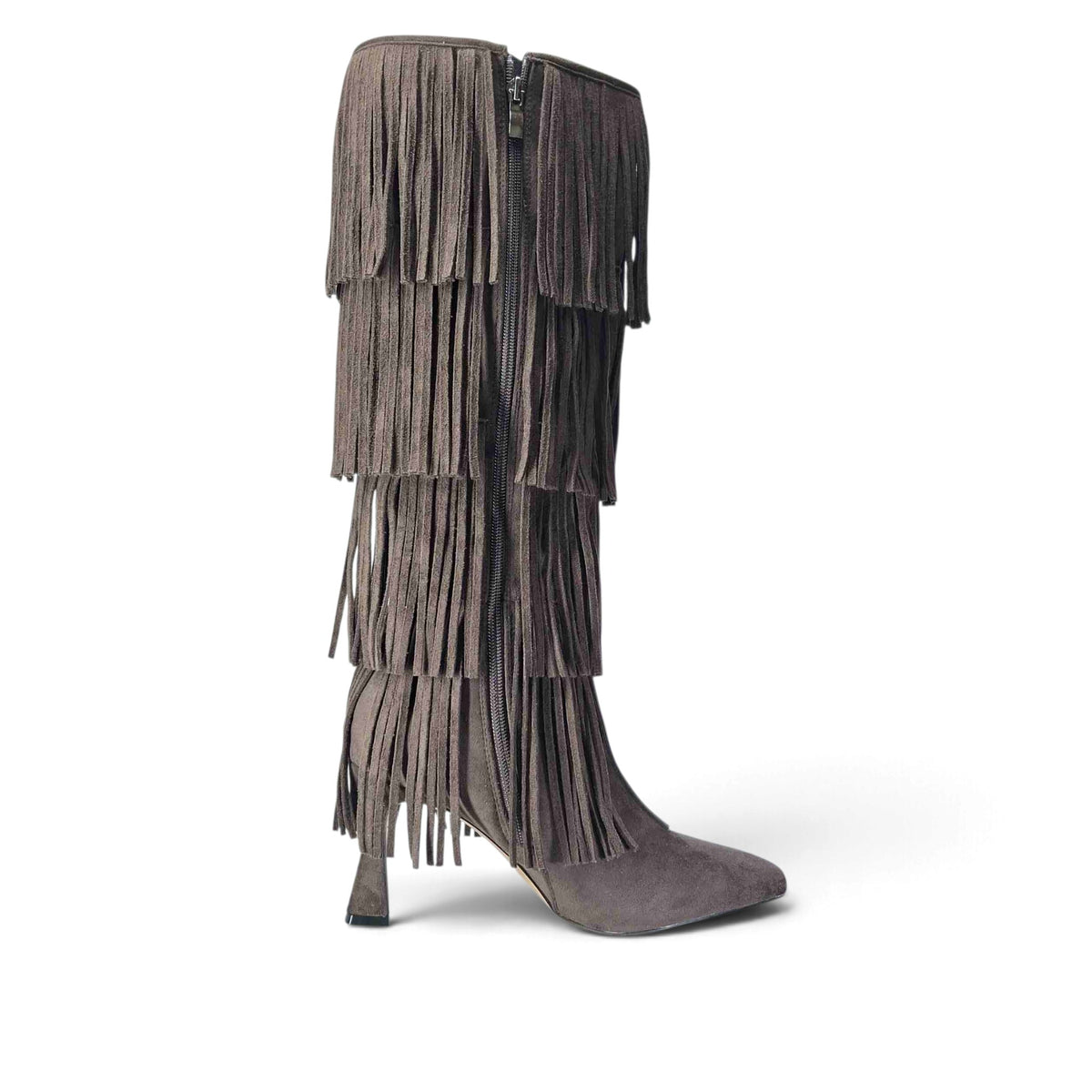 Kammi Frangia Stivali con tacco da Donna – 3589 TDM