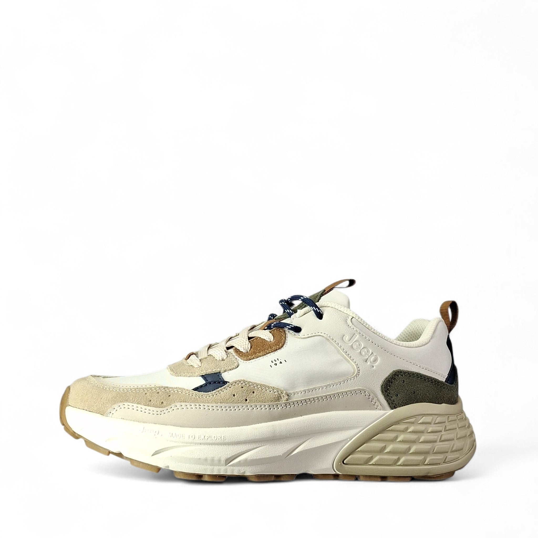 Jeep Jhon Sneakers Basse da Uomo – Multicolor - JM61003A-773