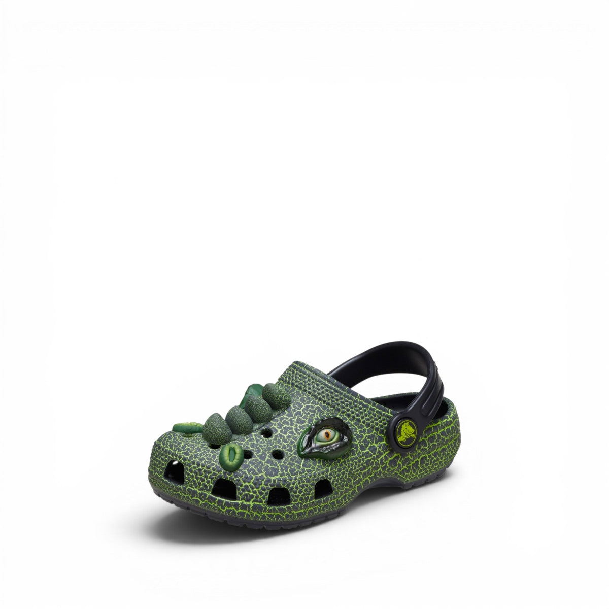 Crocs Classic Iam Scary Dino Clog T Ciabatte In Gomma da Bambino – 211372 BLK