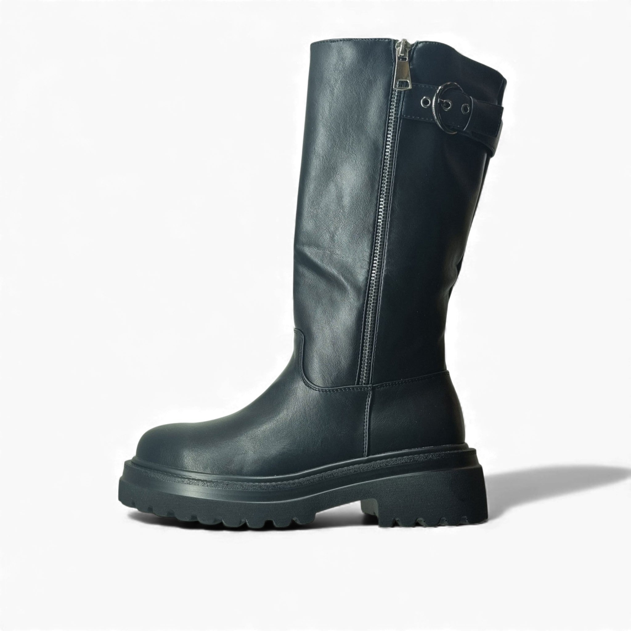 Galia Stivali senza Tacco Rqy da Donna – Nero