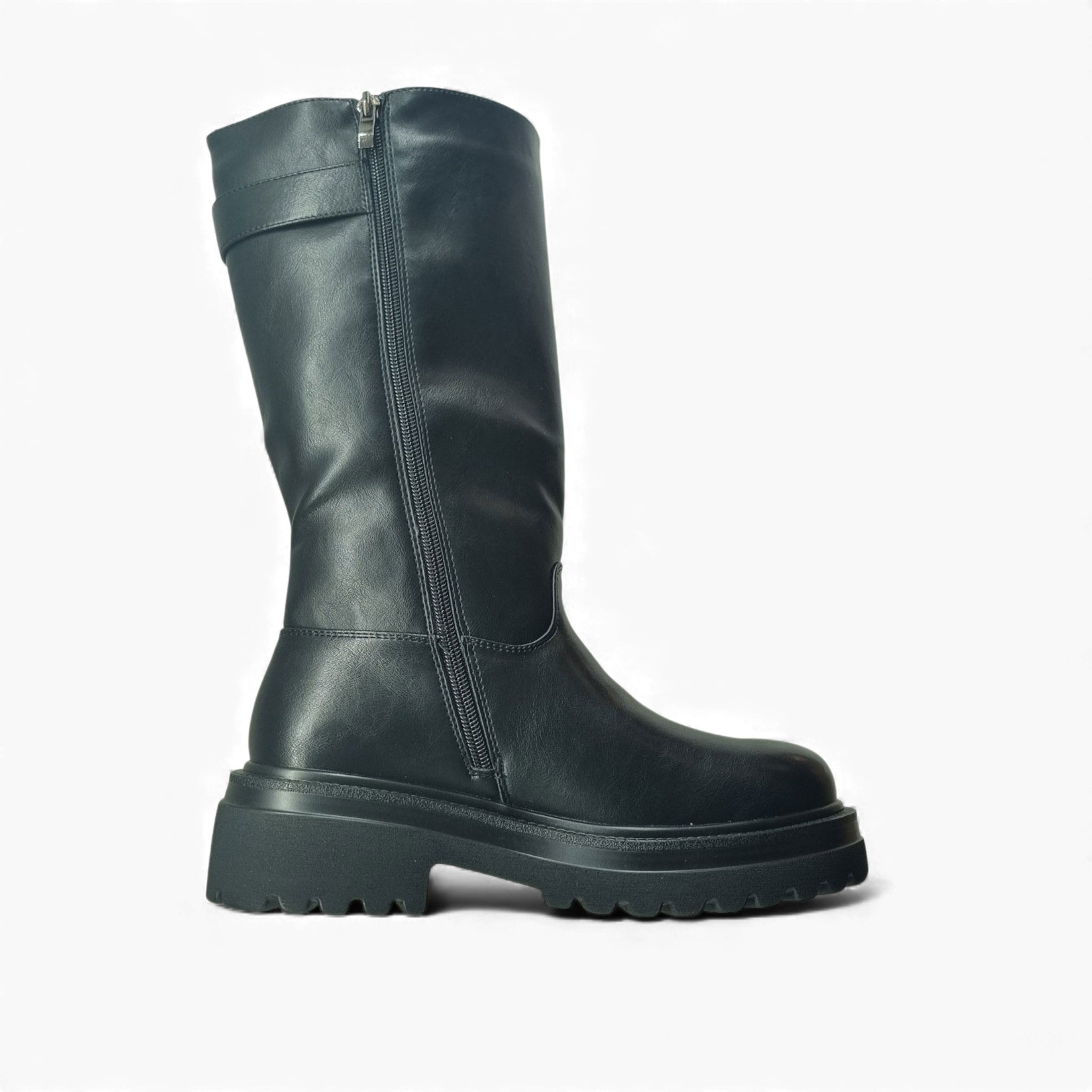 Galia Stivali senza Tacco Rqy da Donna – Nero