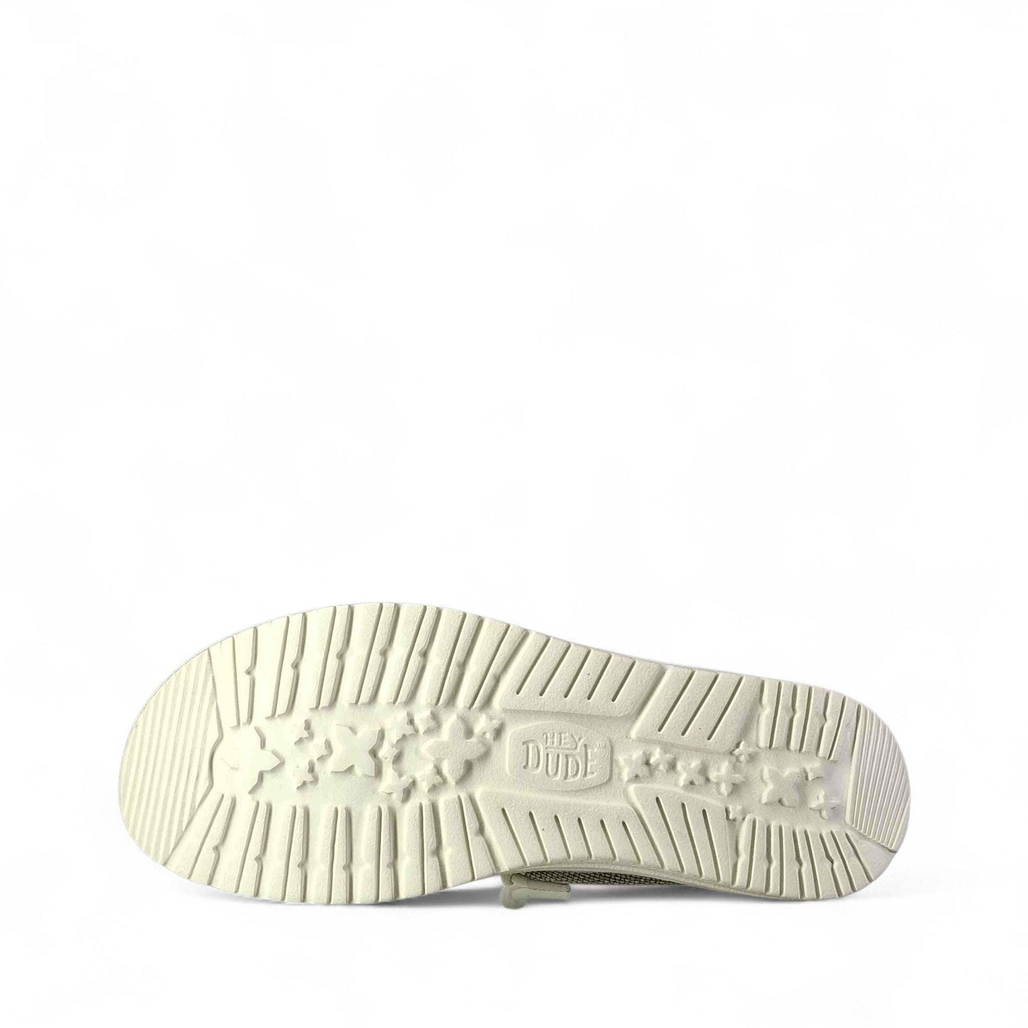 Dude Wally braided Scarpe basse senza stringhe da Uomo – 40003 WHITE