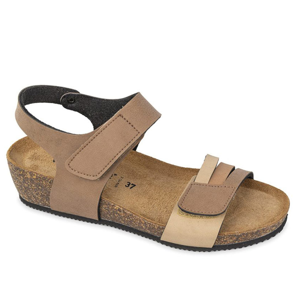 Valleverde Sandali con Zeppa Vg da Donna – Marrone