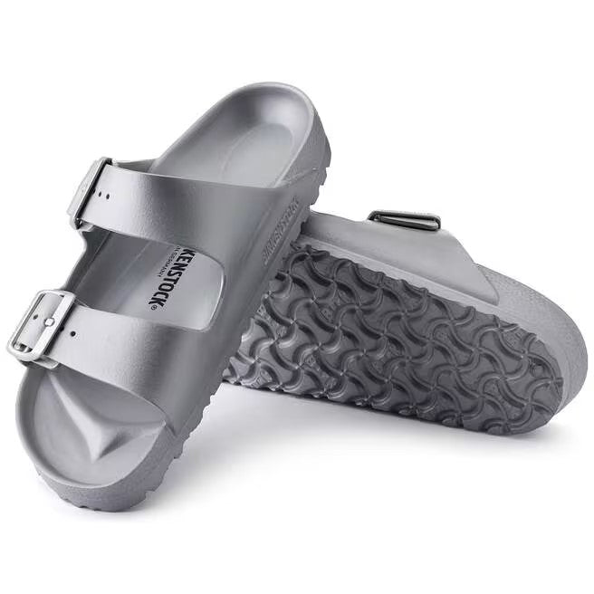 Birkenstock Arizona Eva Calz S Ciabatte Basse Unisex – Argento - ARIZONA1003491EVA
