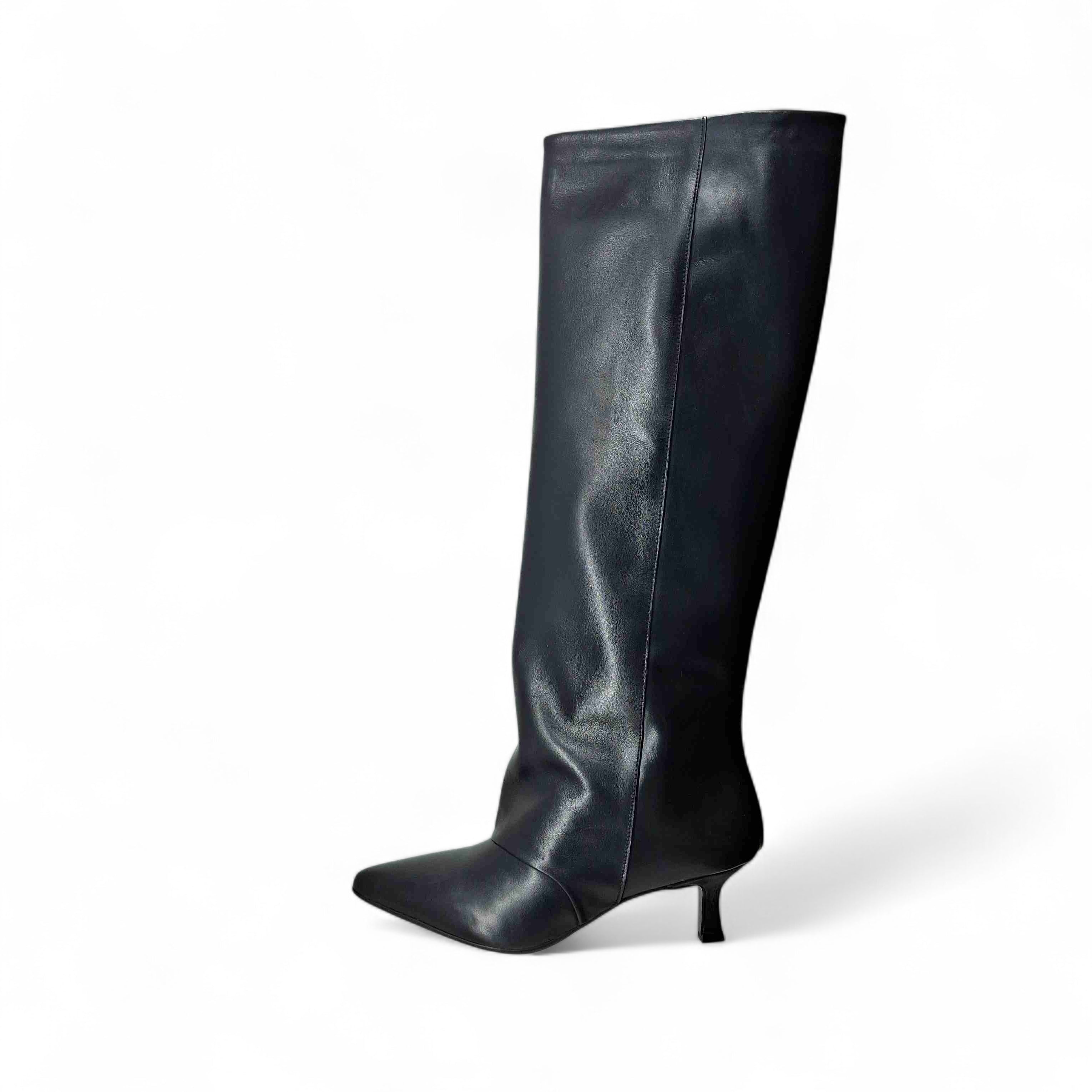 Kammi Stivaletti con Tacco da Donna – Nero