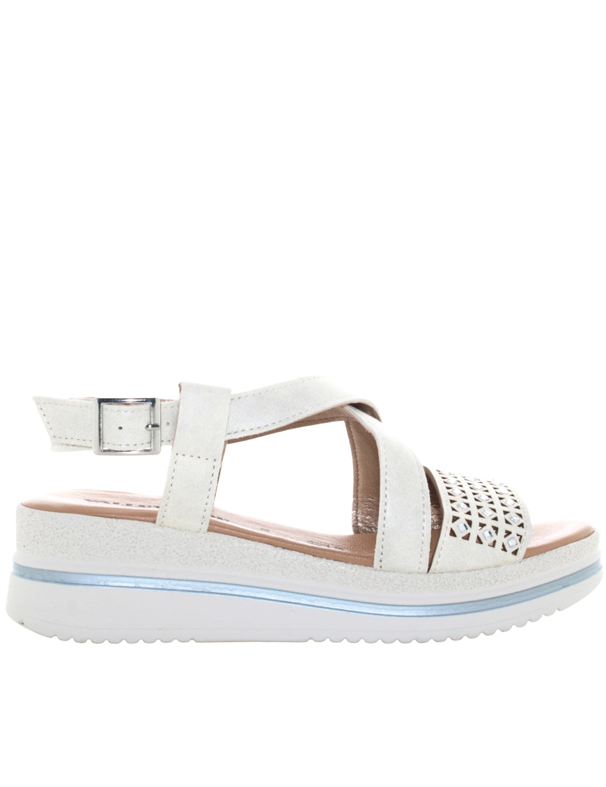 Valleverde Sandali Bassi da Donna – Bianco