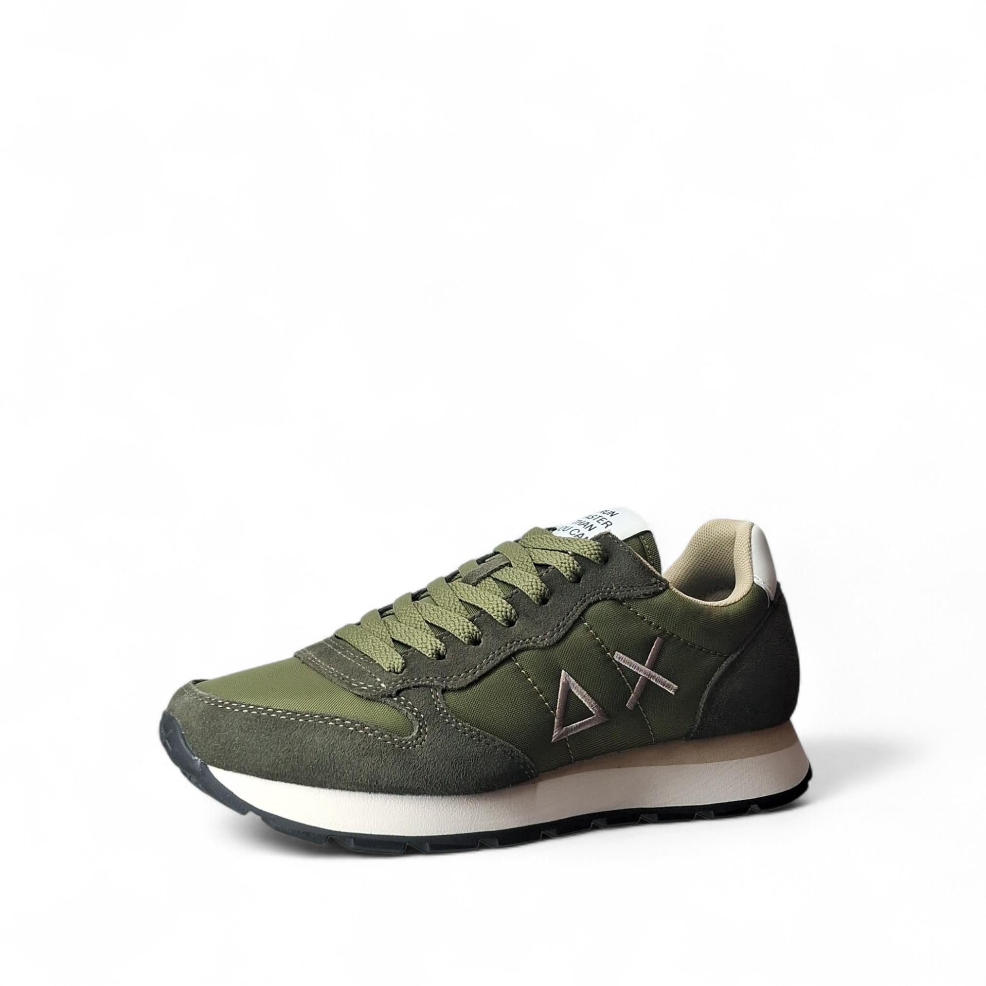 Sun68 Tom Solid Sneakers Basse da Uomo – Militare - BZ36101 MILITARE